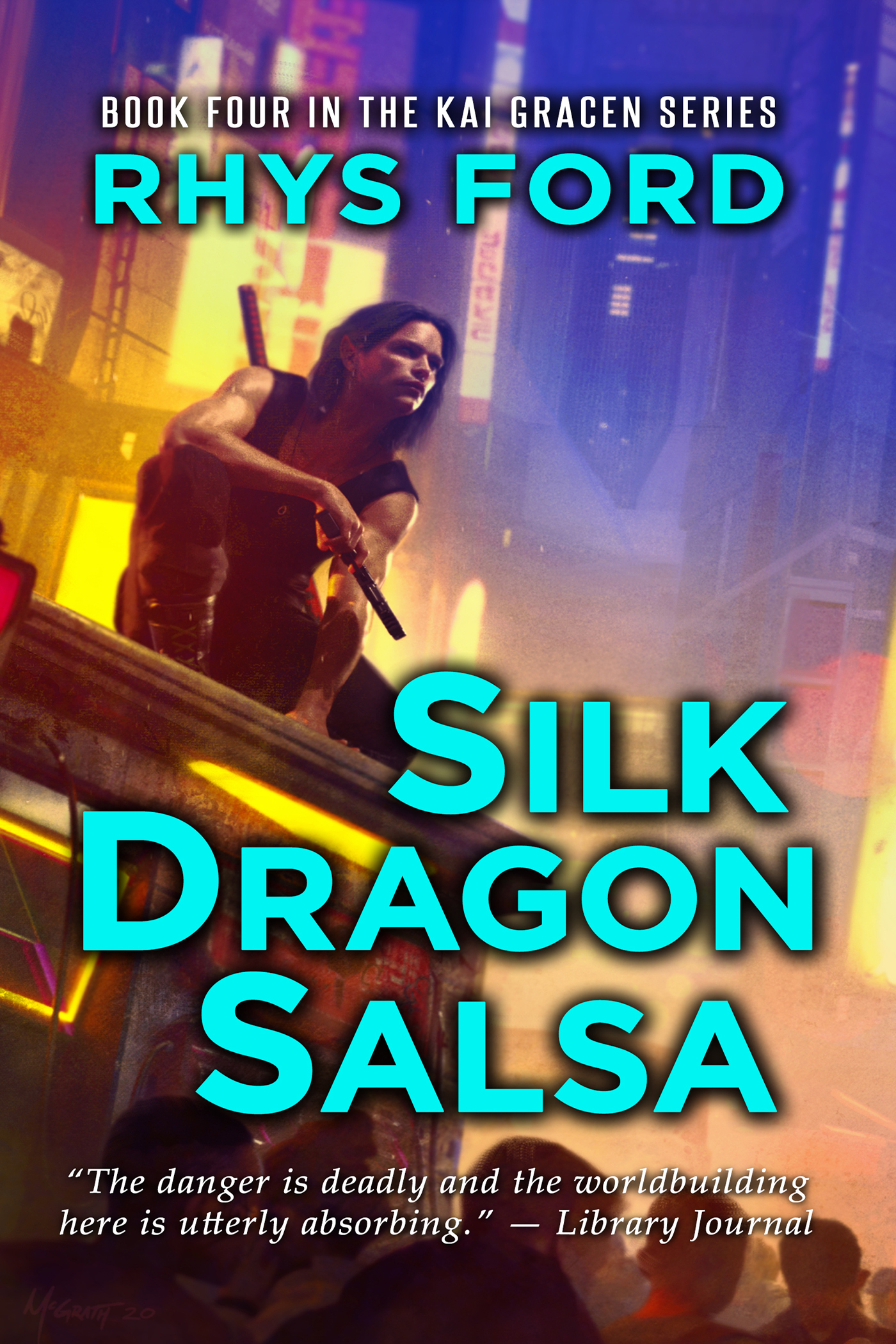 This image is the cover for the book Silk Dragon Salsa, The Kai Gracen Series