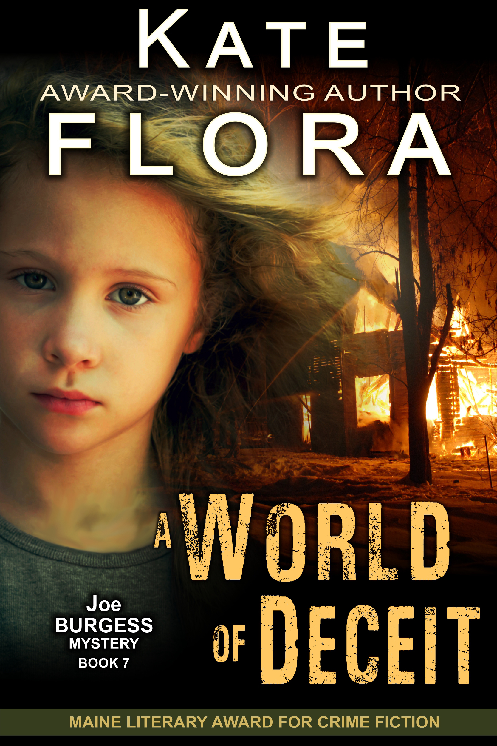 This image is the cover for the book A World of Deceit (A Joe Burgess Mystery, Book 7), The Joe Burgess Mystery Series