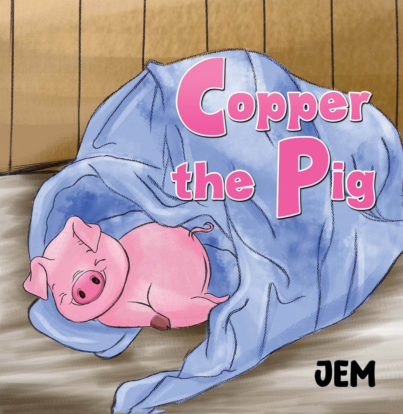 This image is the cover for the book Copper the Pig