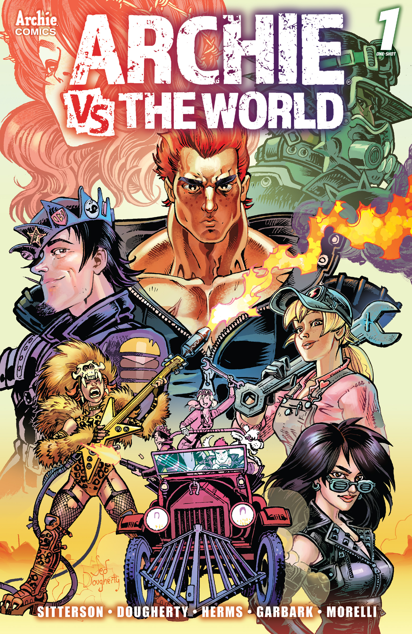 This image is the cover for the book Archie vs. The World One-Shot, Archie (2015-)