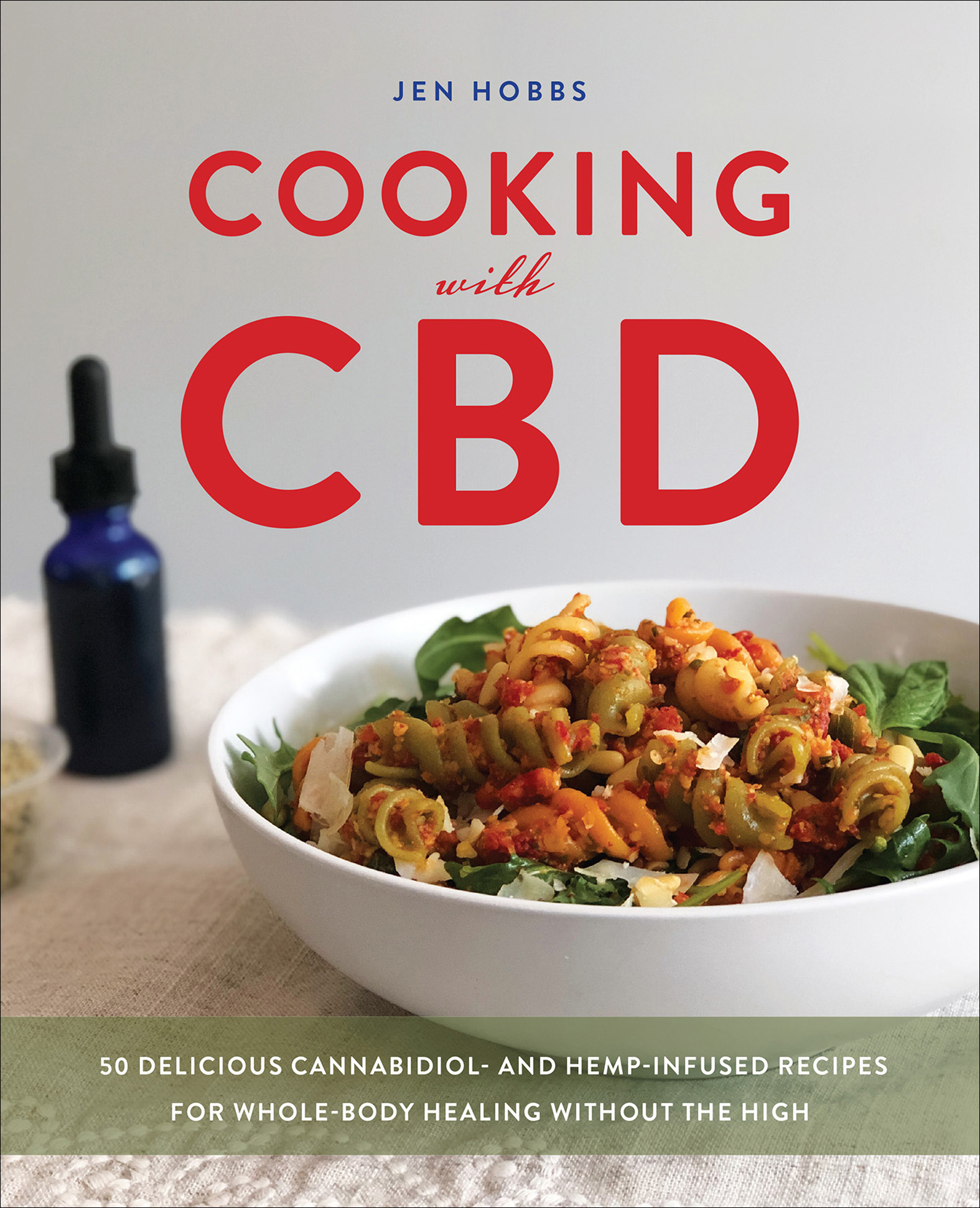 This image is the cover for the book Cooking with CBD