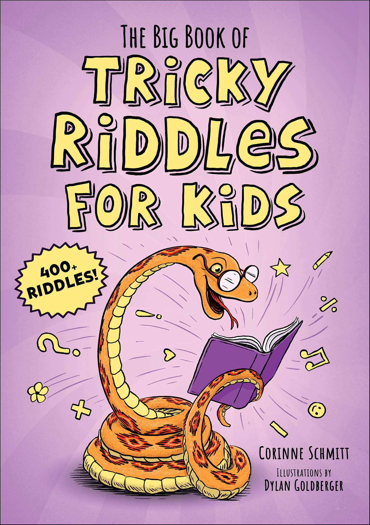 This image is the cover for the book Big Book of Tricky Riddles for Kids