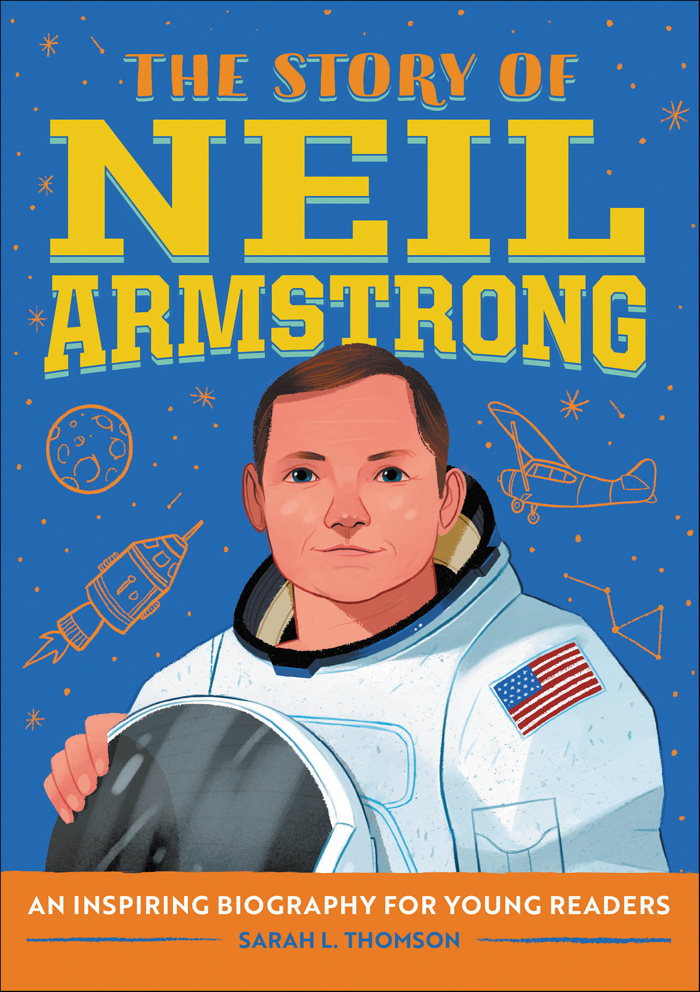 This image is the cover for the book Story of Neil Armstrong
