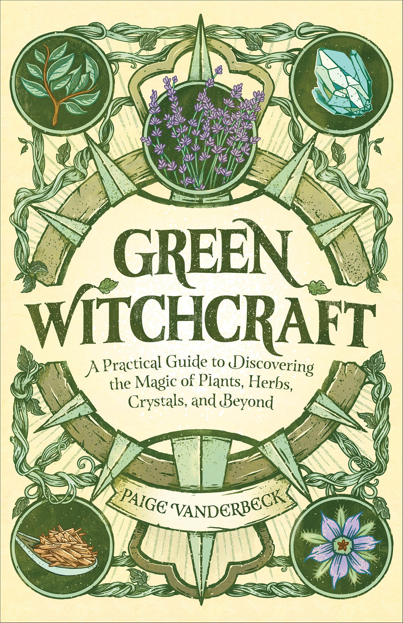 This image is the cover for the book Green Witchcraft