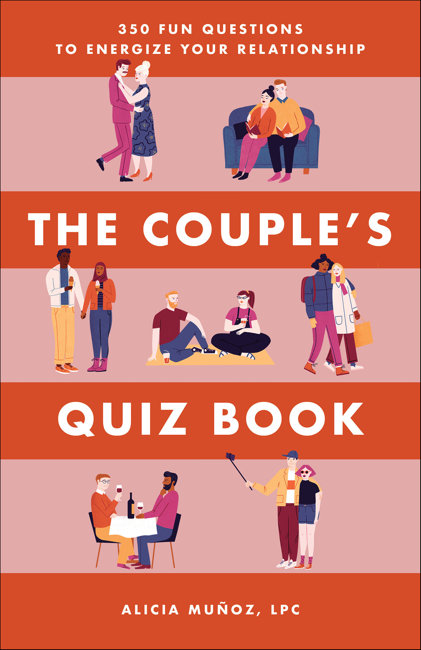 This image is the cover for the book Couple's Quiz Book