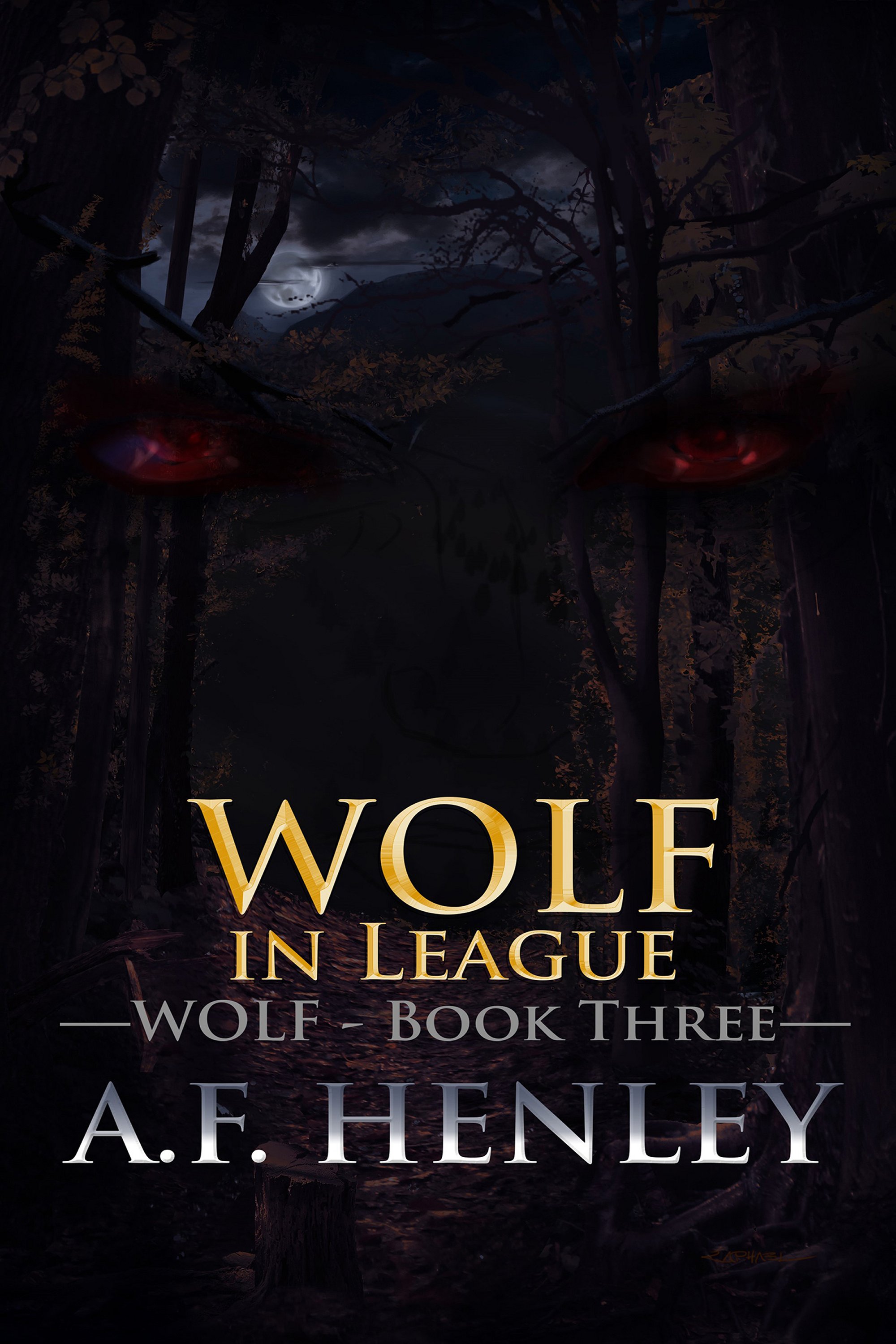 This image is the cover for the book Wolf, in League, Wolf