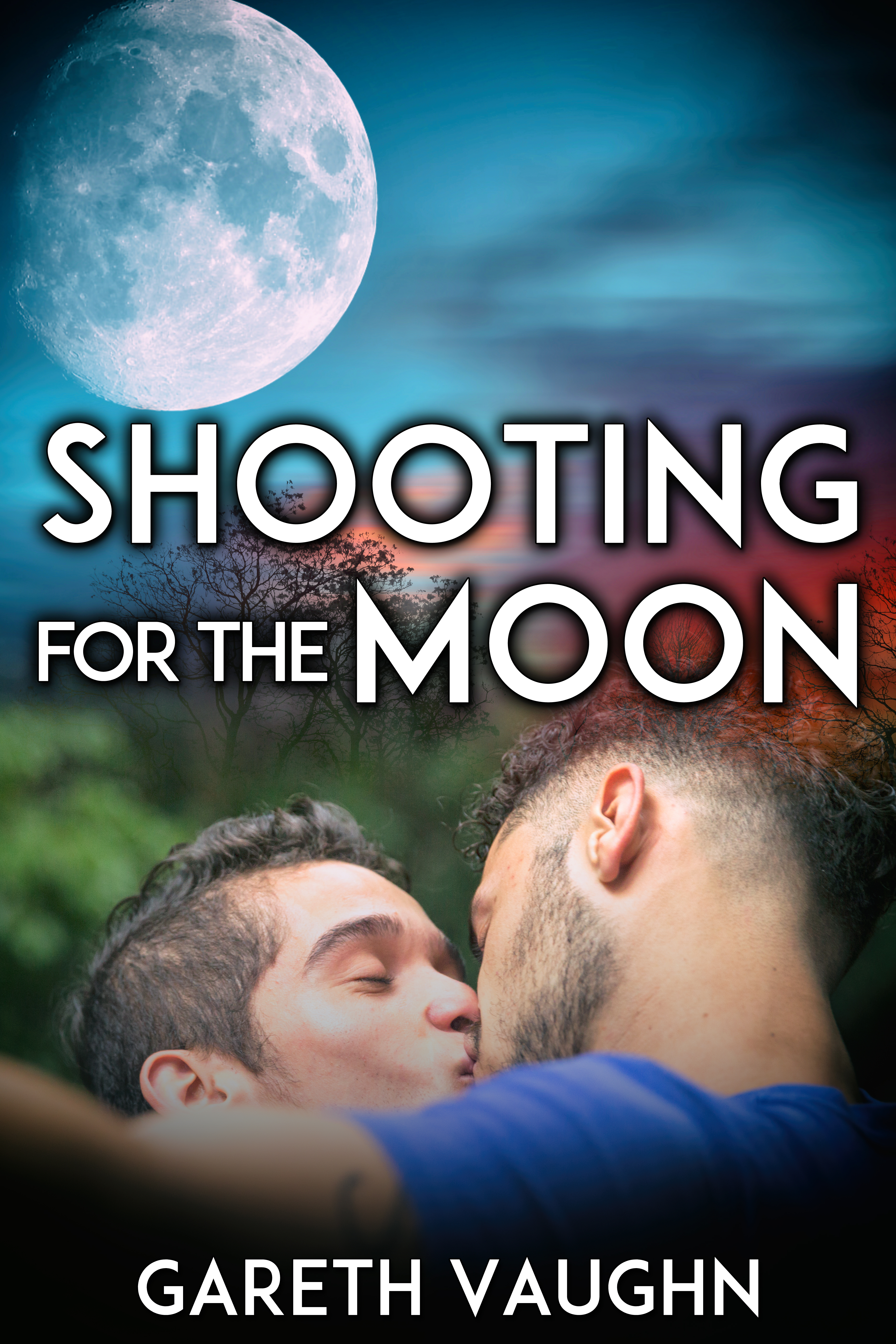 This image is the cover for the book Shooting for the Moon