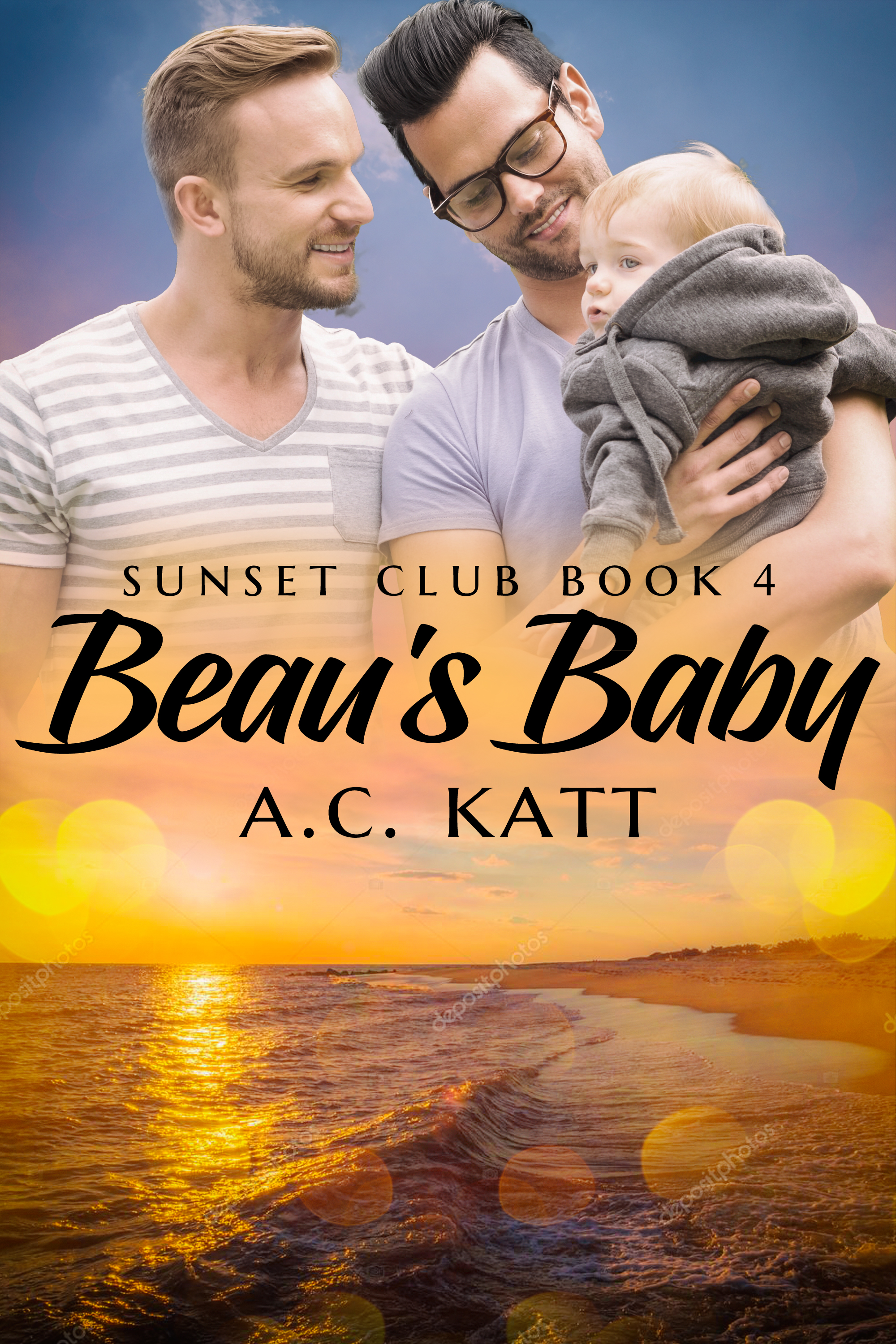 This image is the cover for the book Beau's Baby, Sunset Club