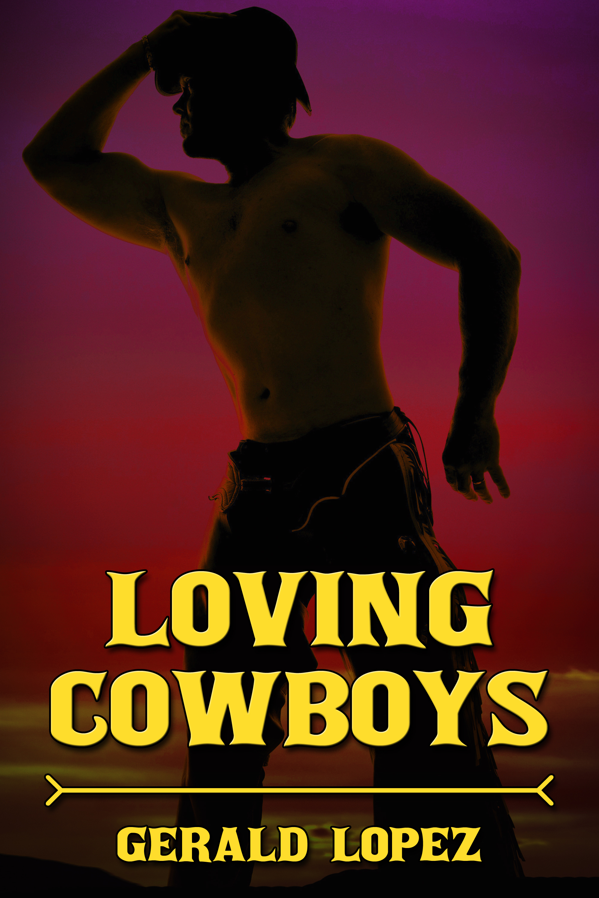 This image is the cover for the book Loving Cowboys