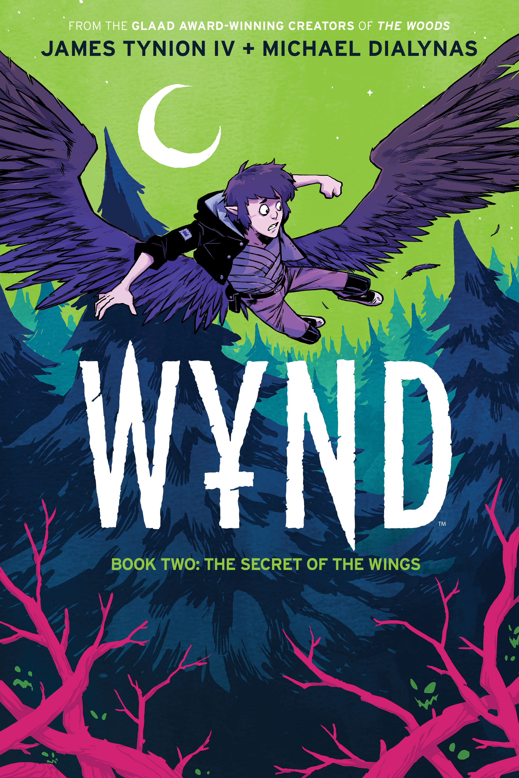 This image is the cover for the book Wynd Book Two: The Secret of the Wings