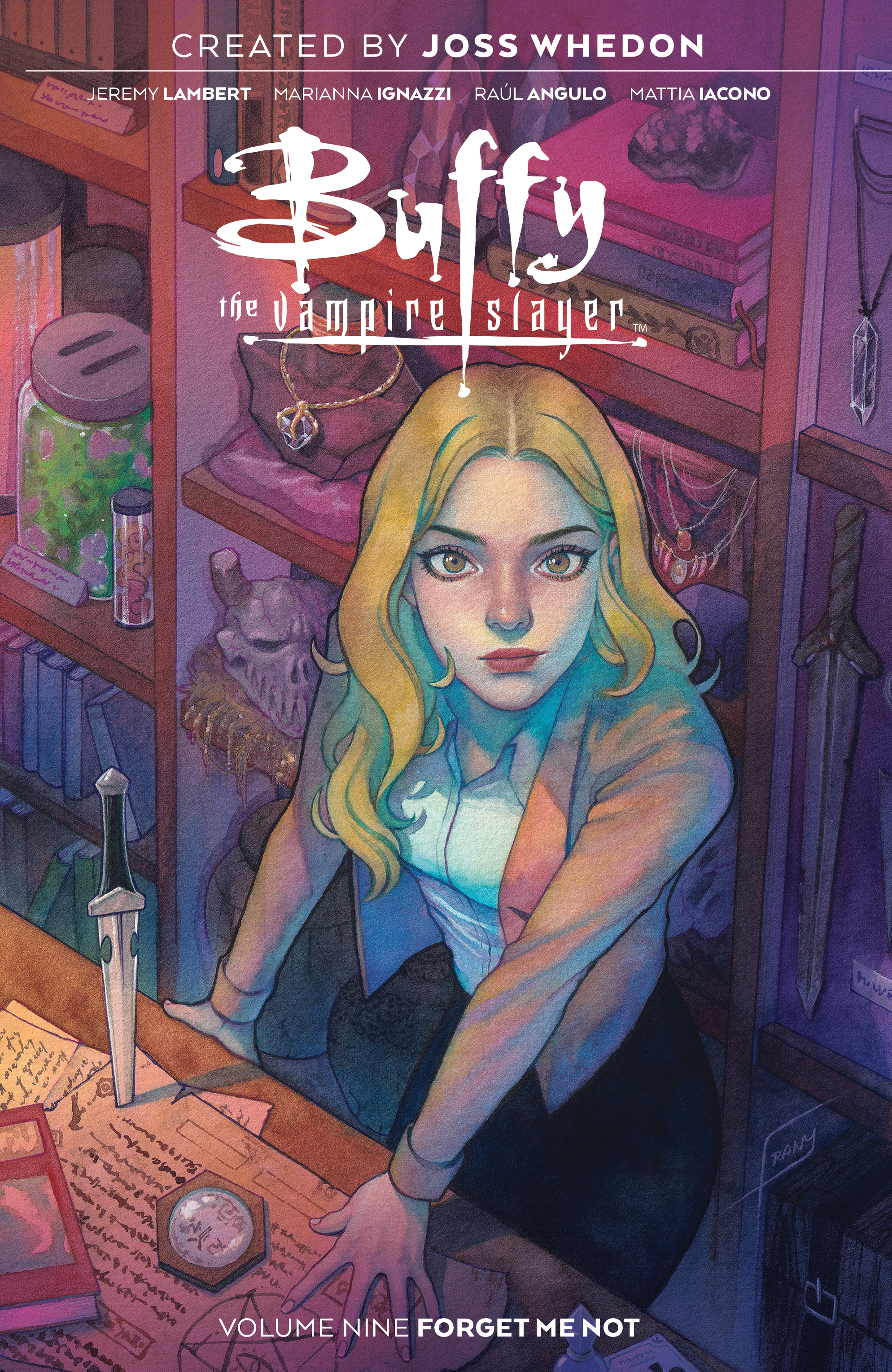 This image is the cover for the book Buffy the Vampire Slayer Vol. 9