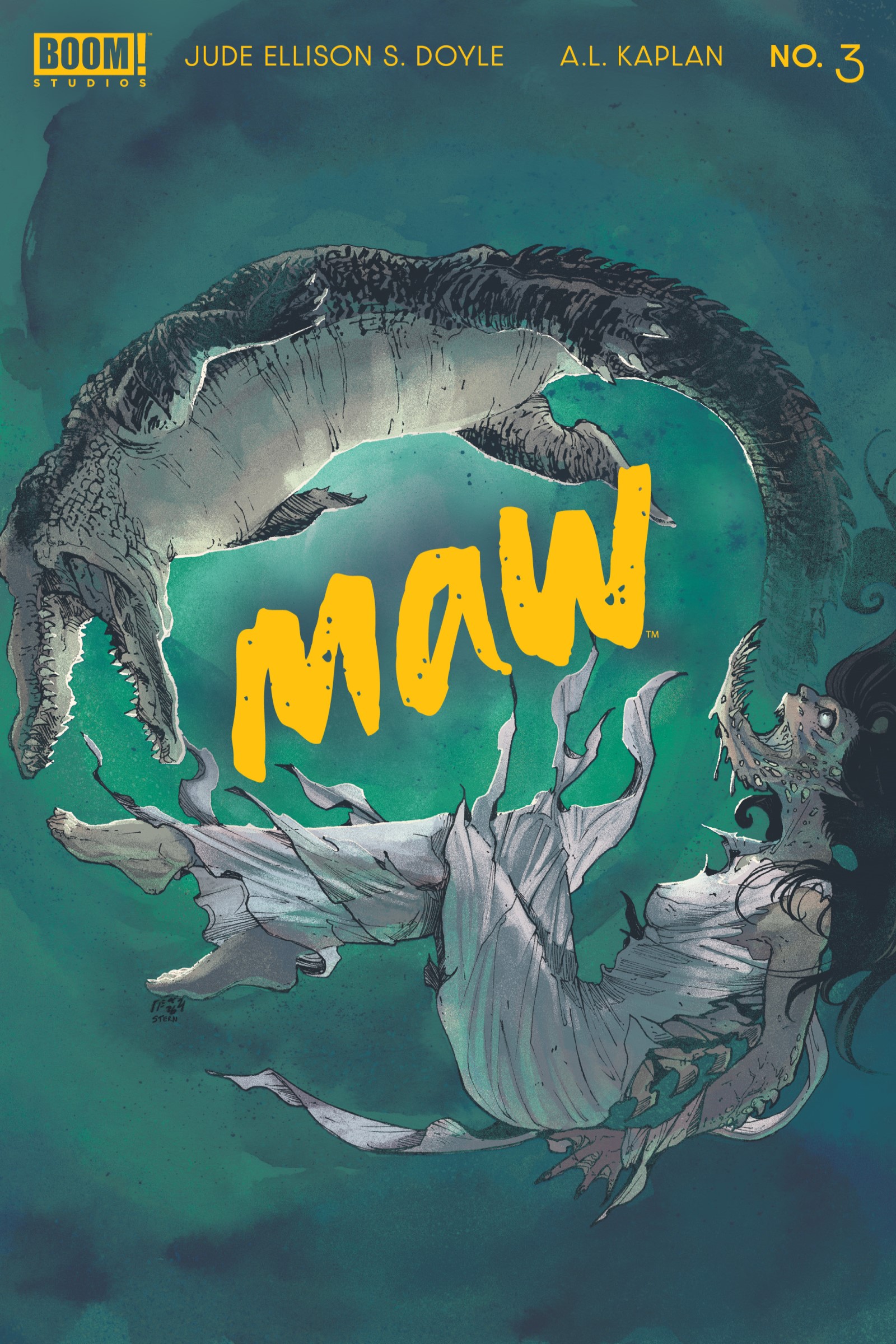 This image is the cover for the book Maw #3, Maw