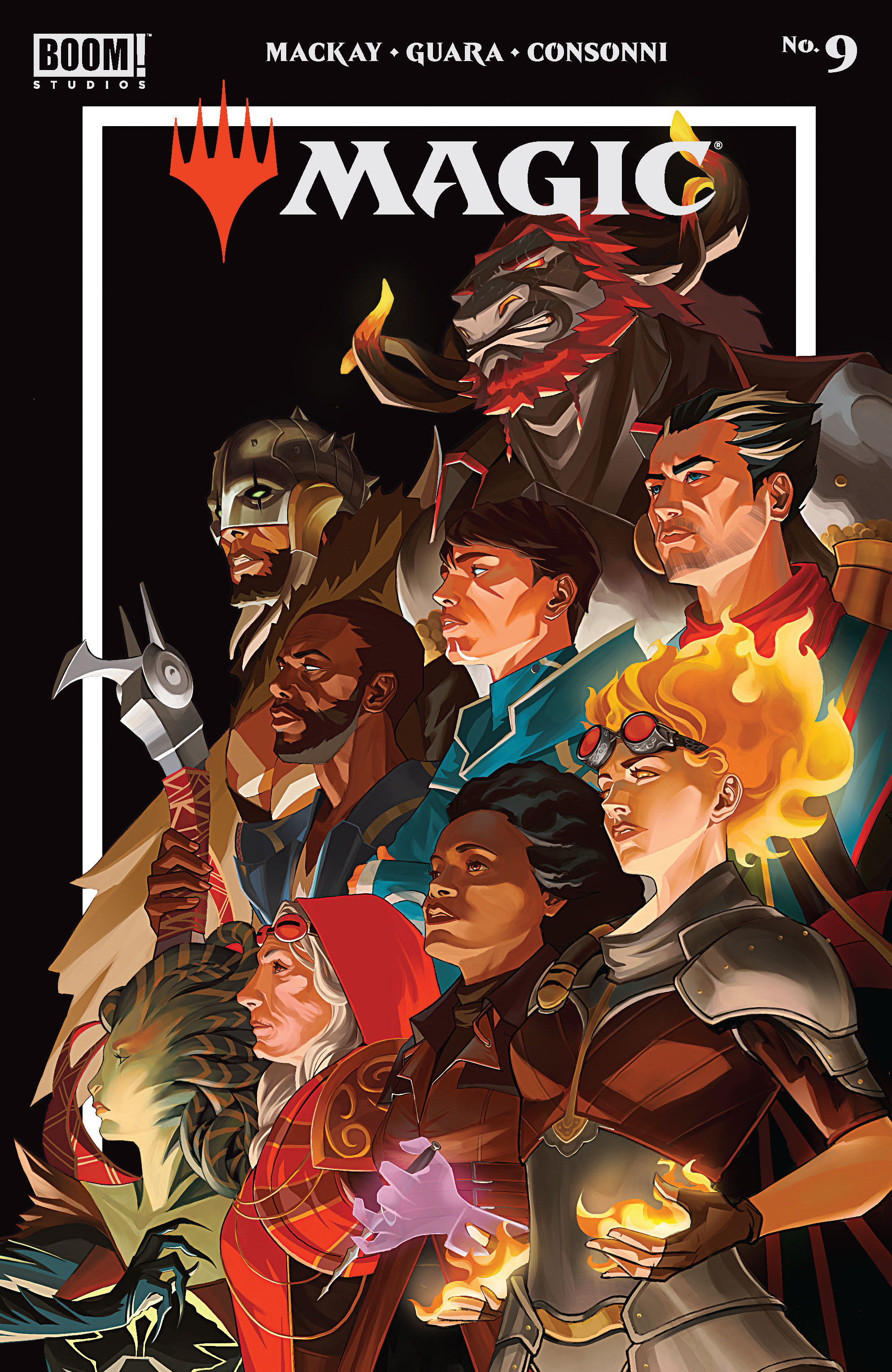 This image is the cover for the book Magic #9, Magic