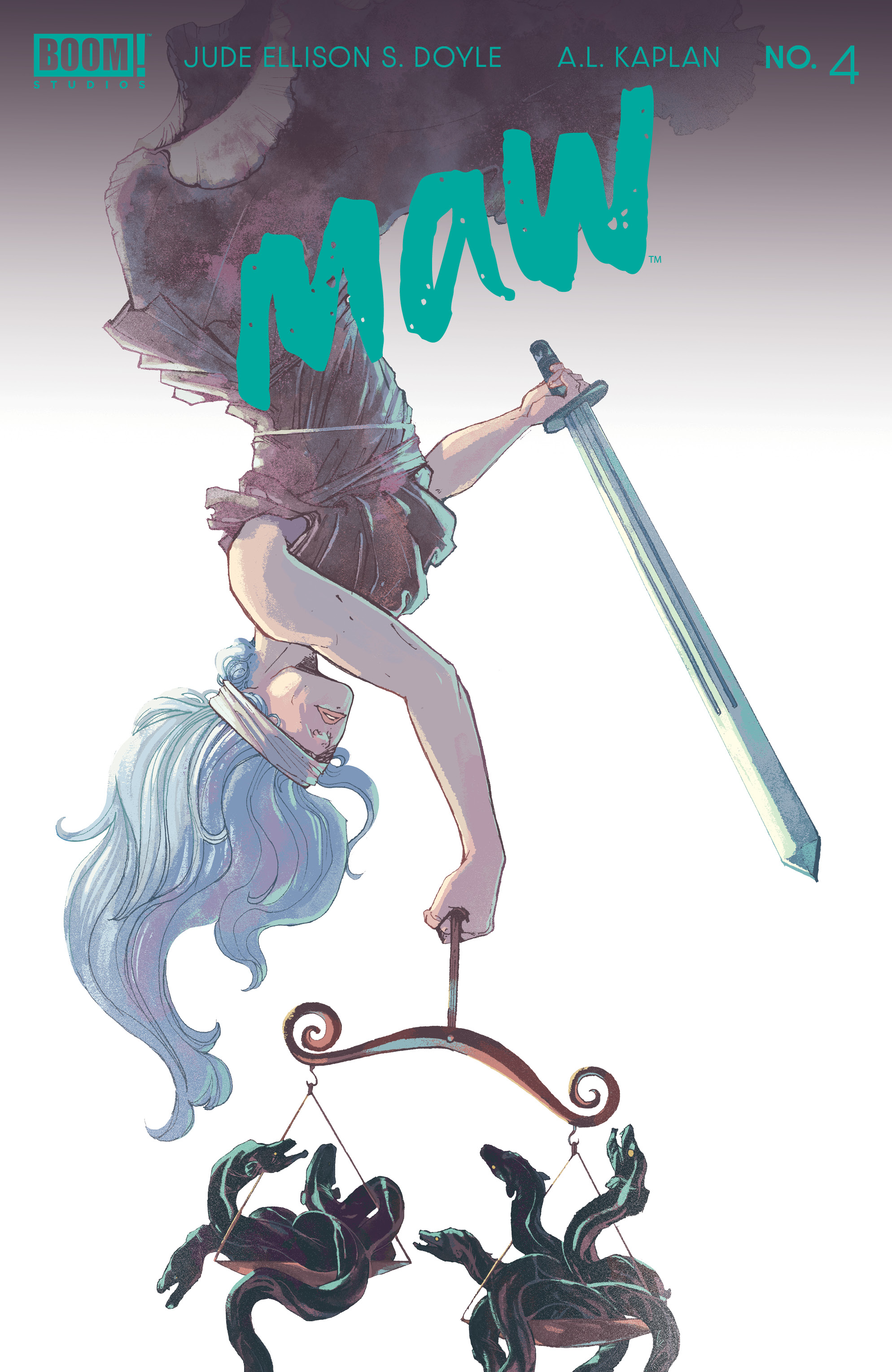 This image is the cover for the book Maw #4, Maw
