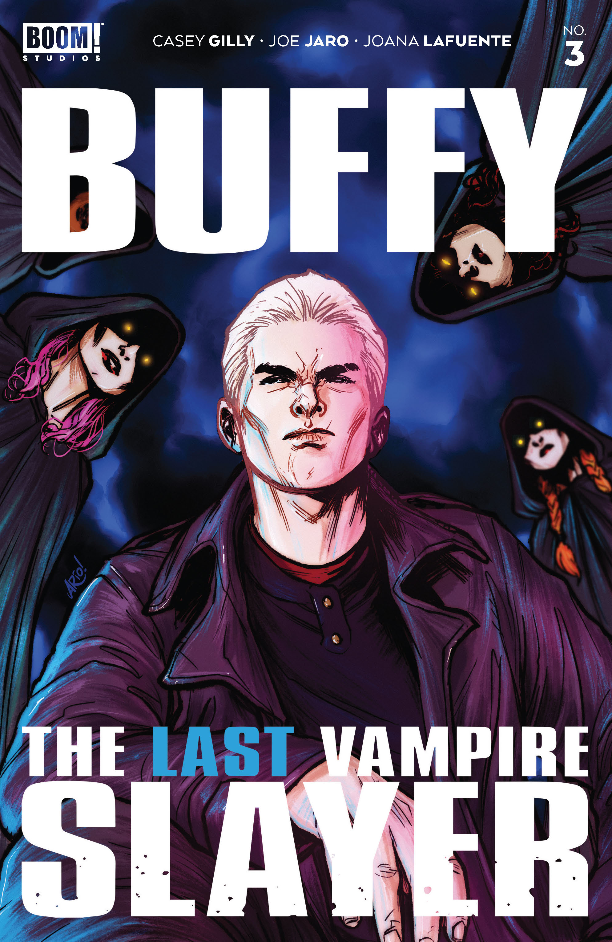 This image is the cover for the book Buffy the Last Vampire Slayer #3, Buffy the Last Vampire Slayer