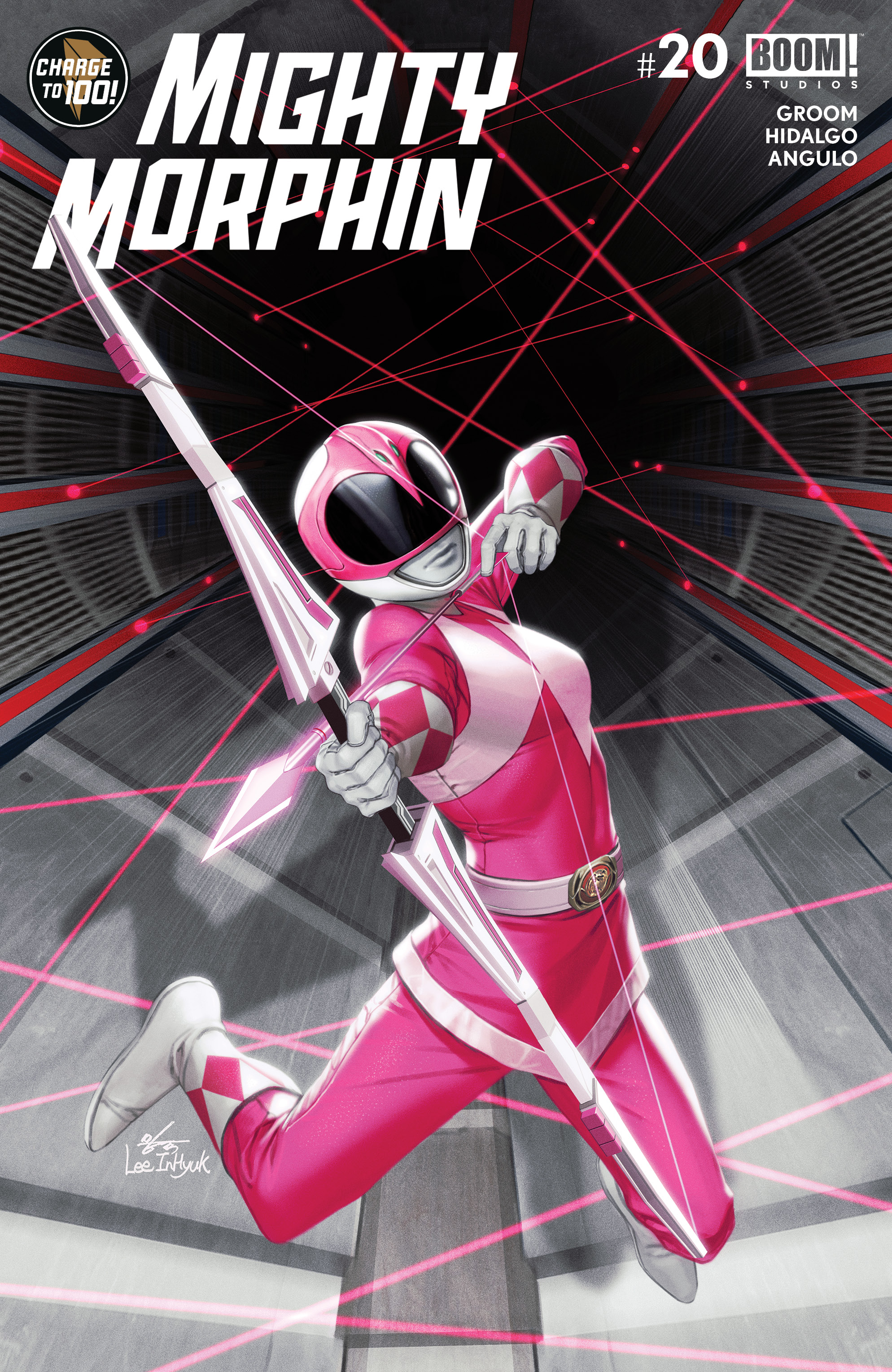 This image is the cover for the book Mighty Morphin #20