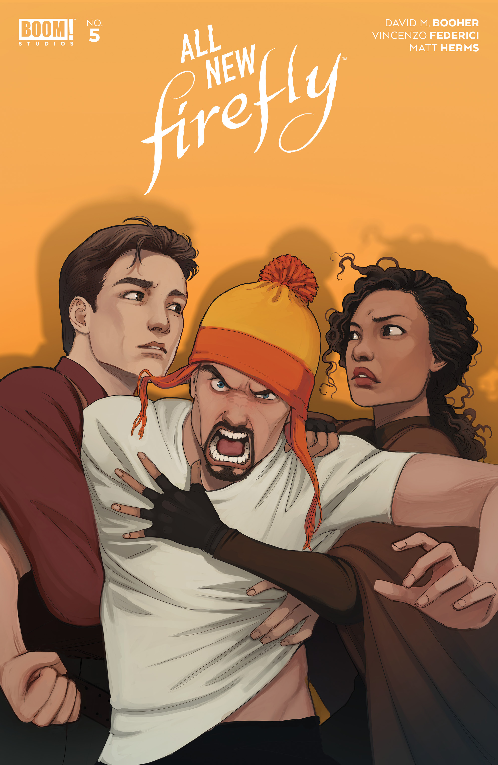This image is the cover for the book All-New Firefly #5