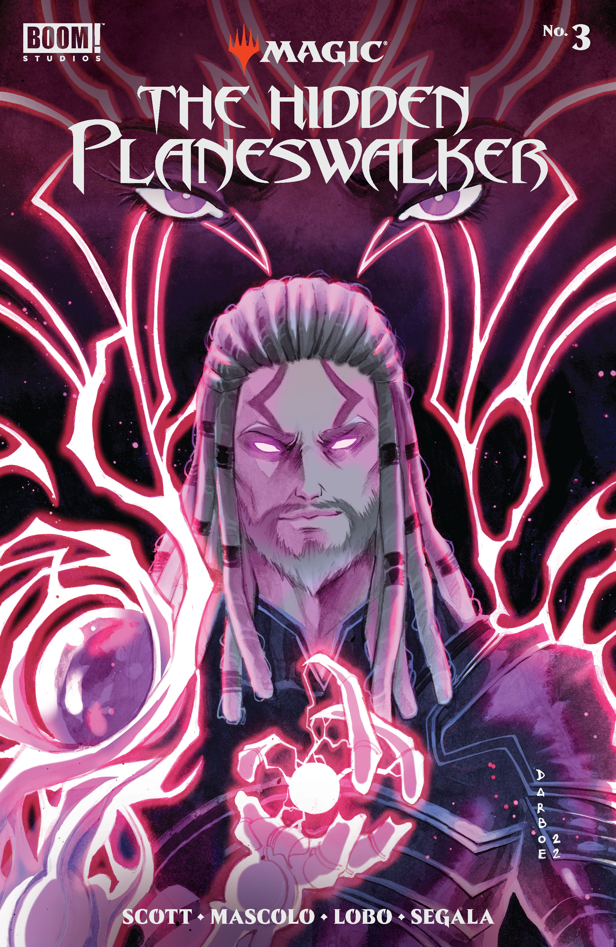 This image is the cover for the book Magic: The Hidden Planeswalker #3
