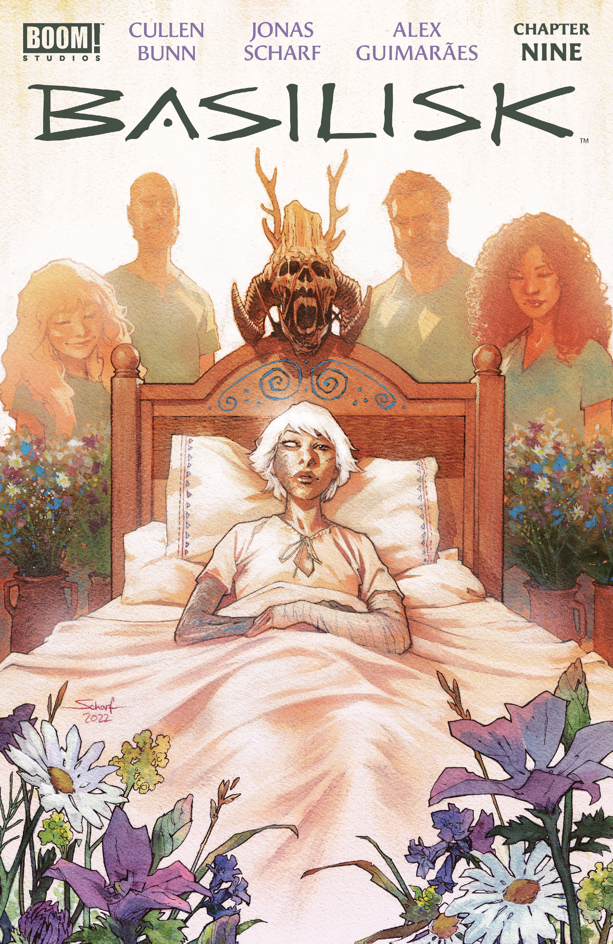 This image is the cover for the book Basilisk #9