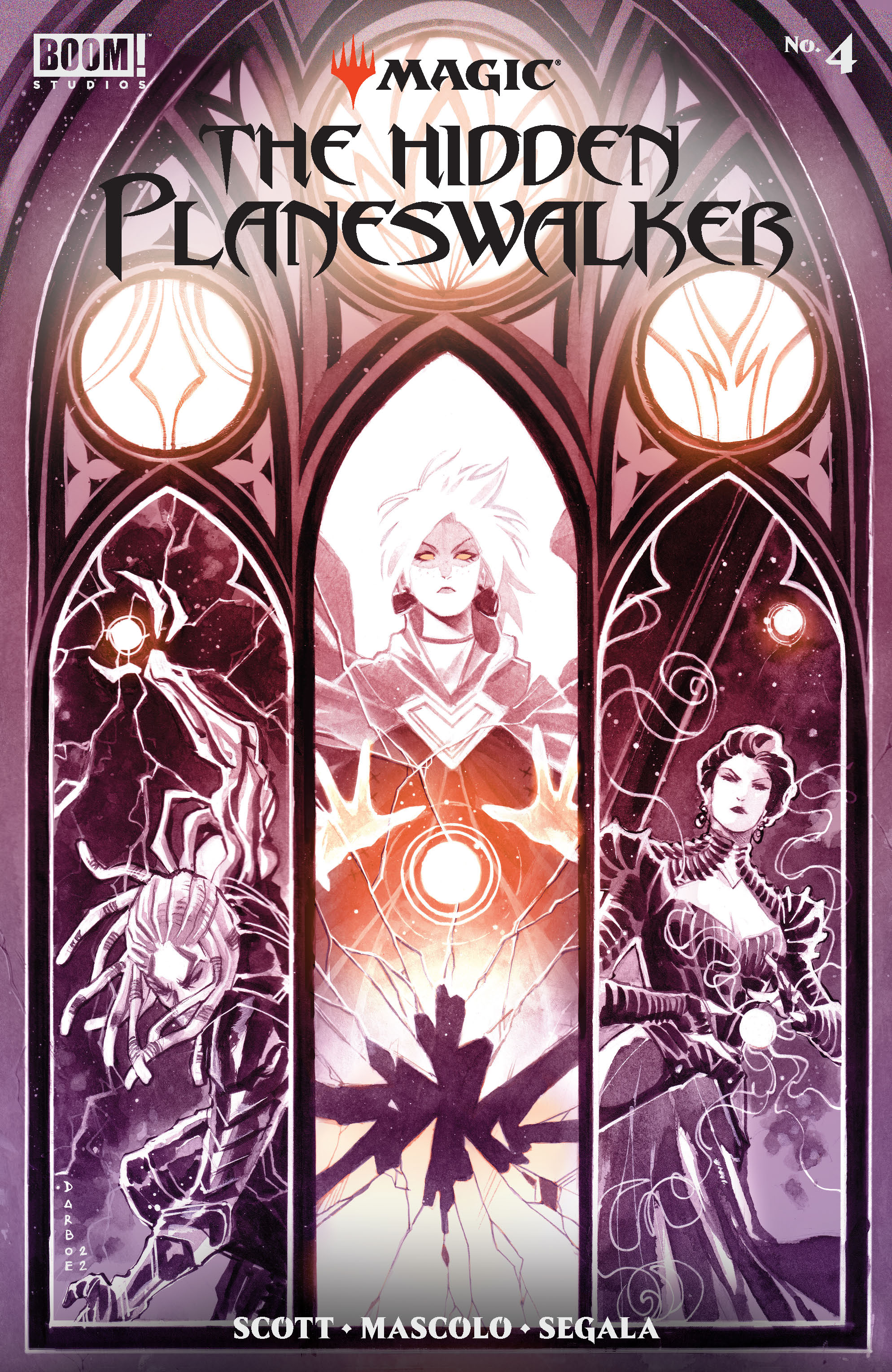 This image is the cover for the book Magic: The Hidden Planeswalker #4