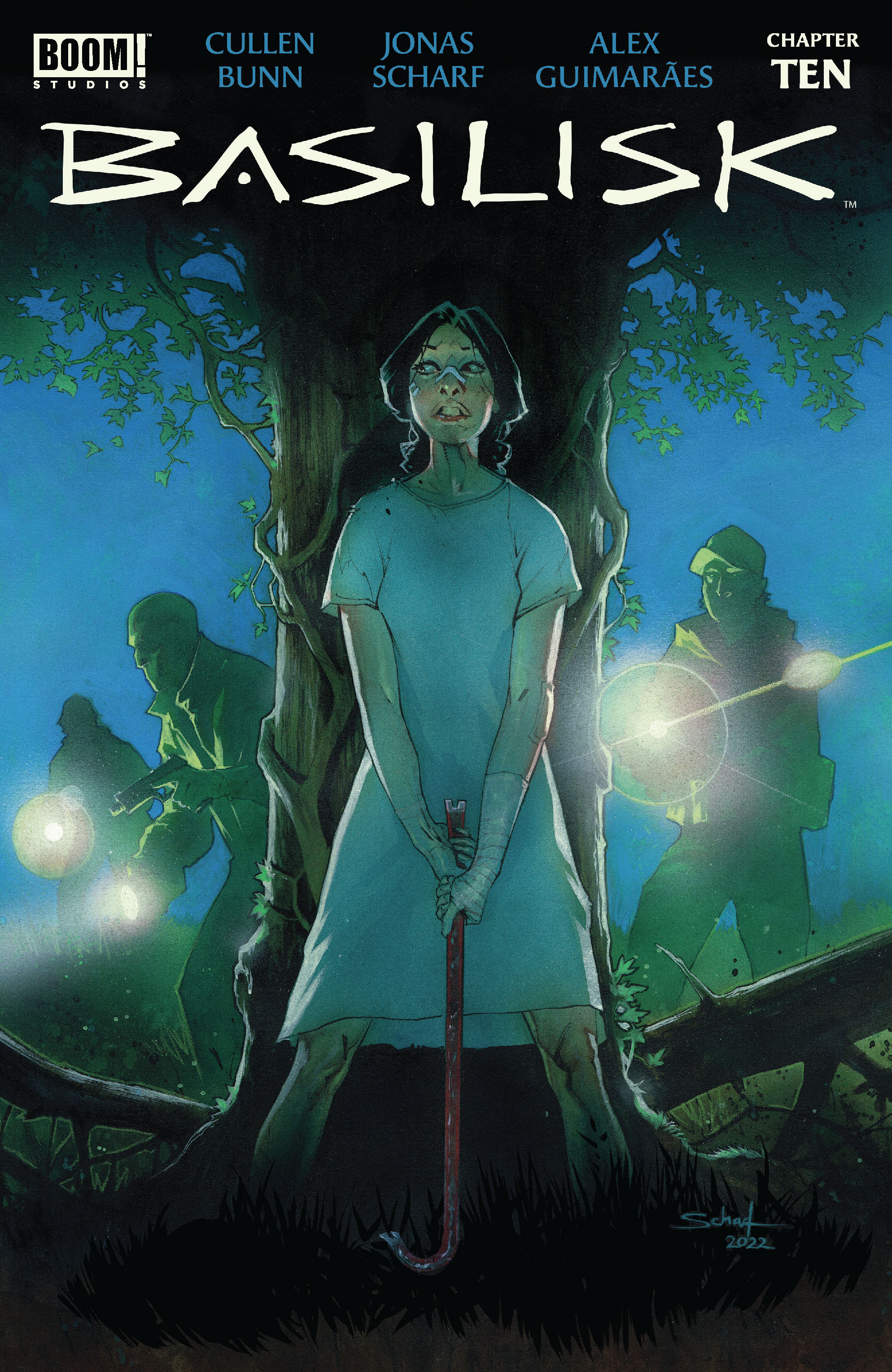 This image is the cover for the book Basilisk #10, Basilisk