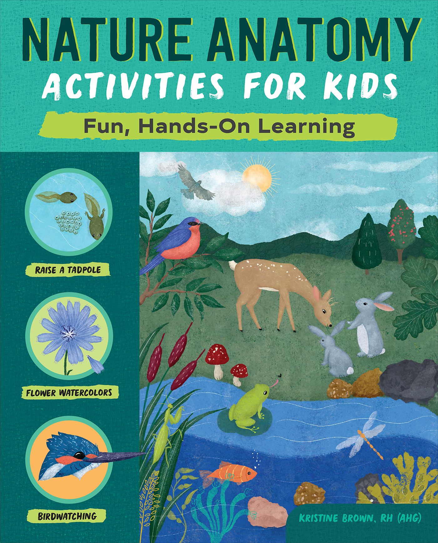 This image is the cover for the book Nature Anatomy Activities for Kids