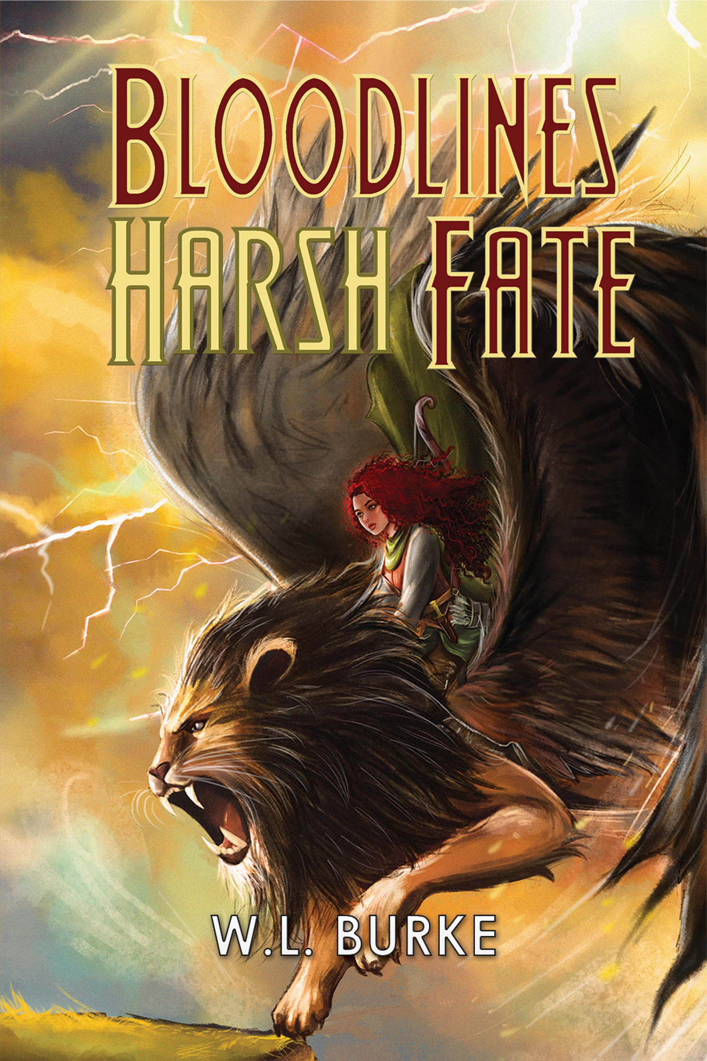 This image is the cover for the book Bloodlines – Harsh Fate