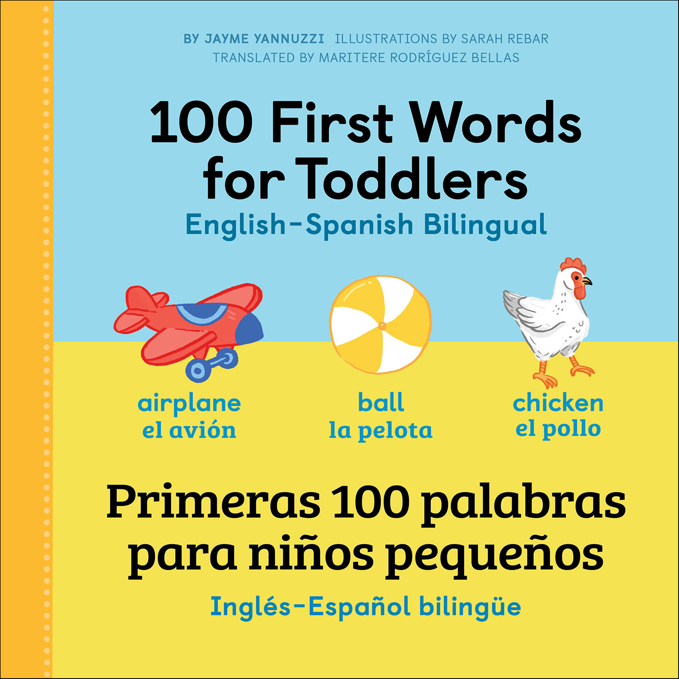 This image is the cover for the book 100 First Words for Toddlers