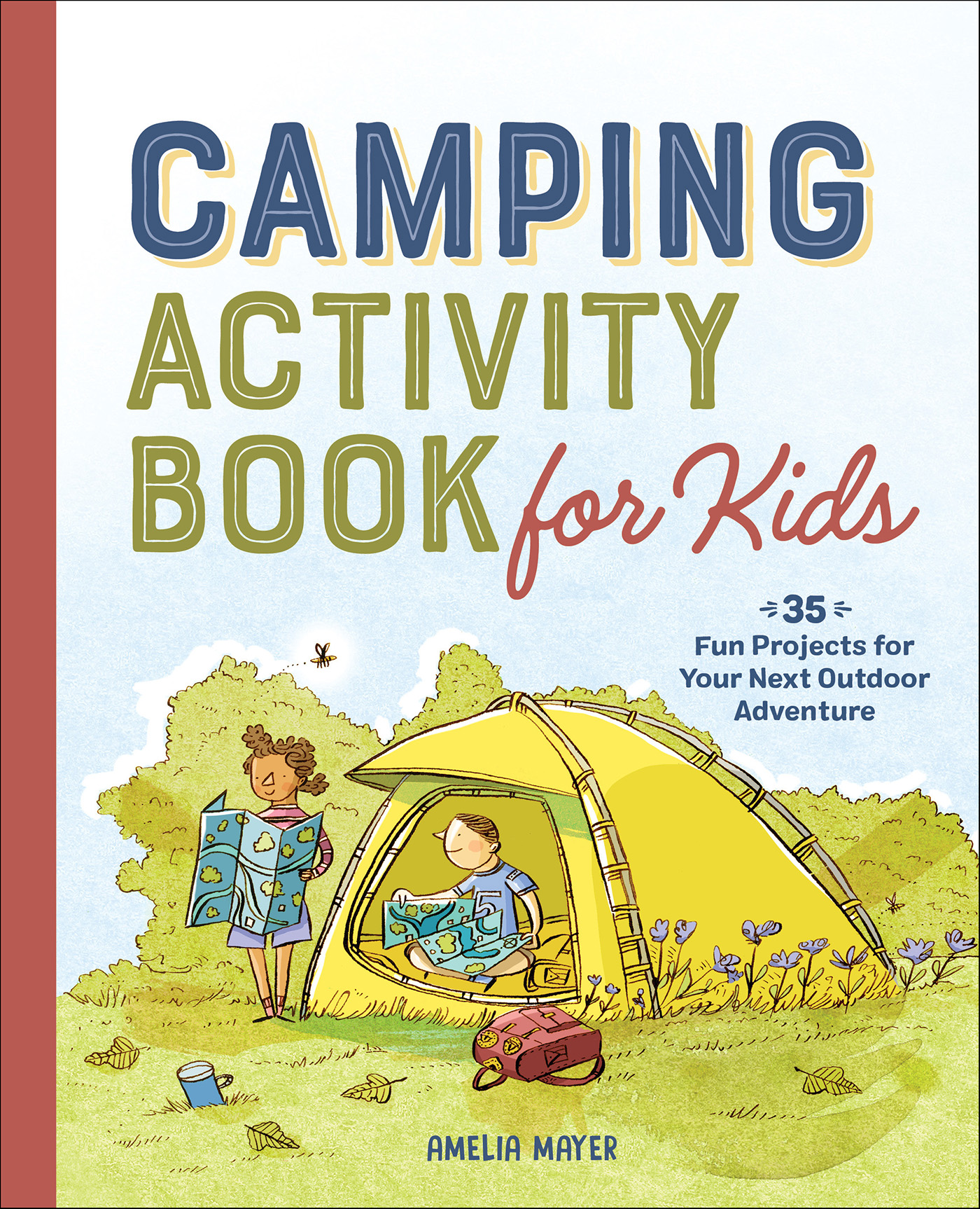 This image is the cover for the book Camping Activity Book for Kids