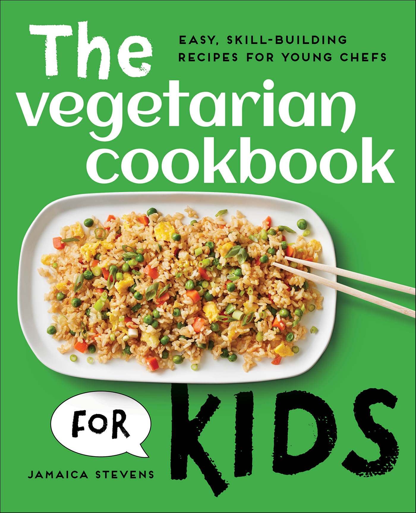 This image is the cover for the book Vegetarian Cookbook for Kids