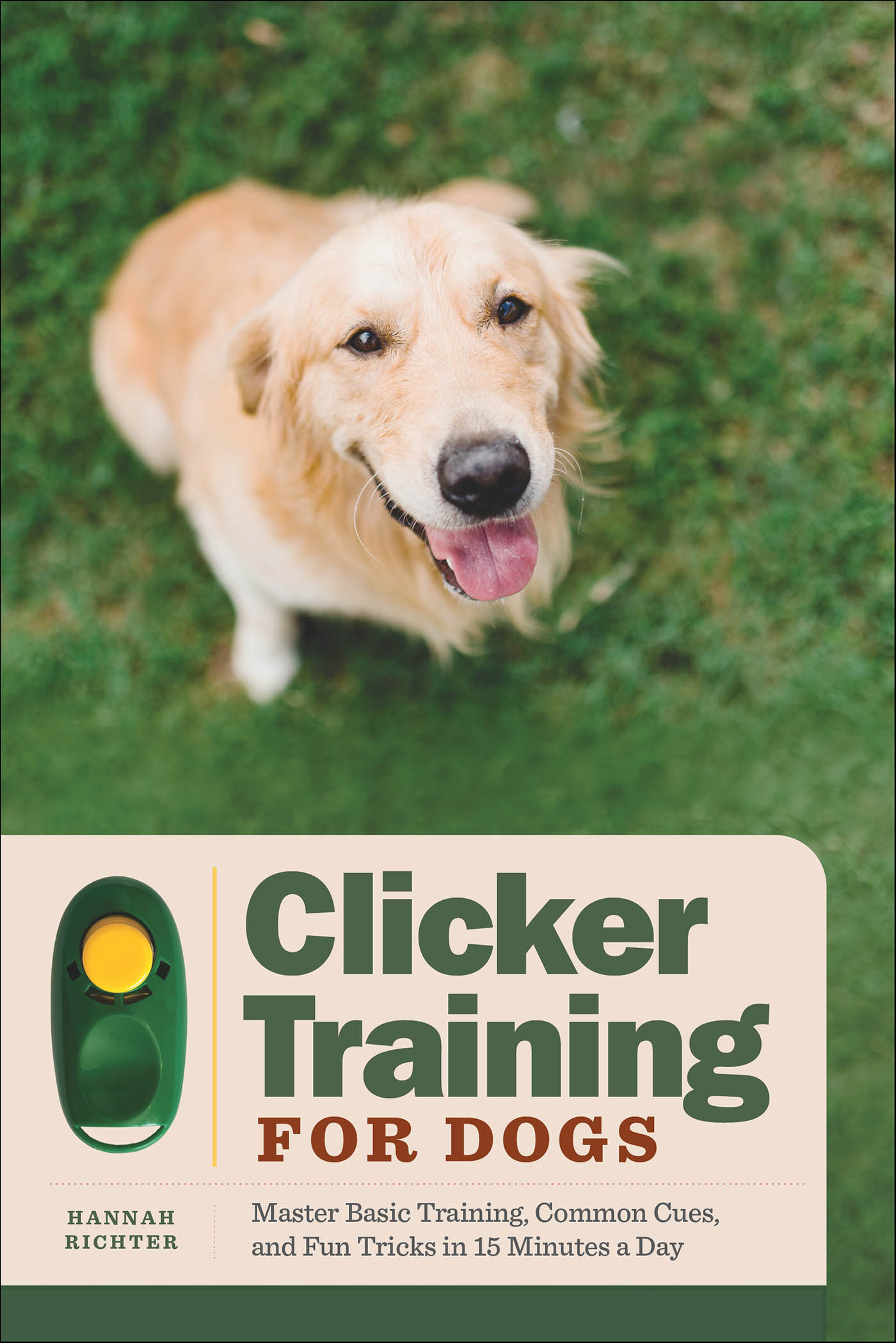This image is the cover for the book Clicker Training for Dogs