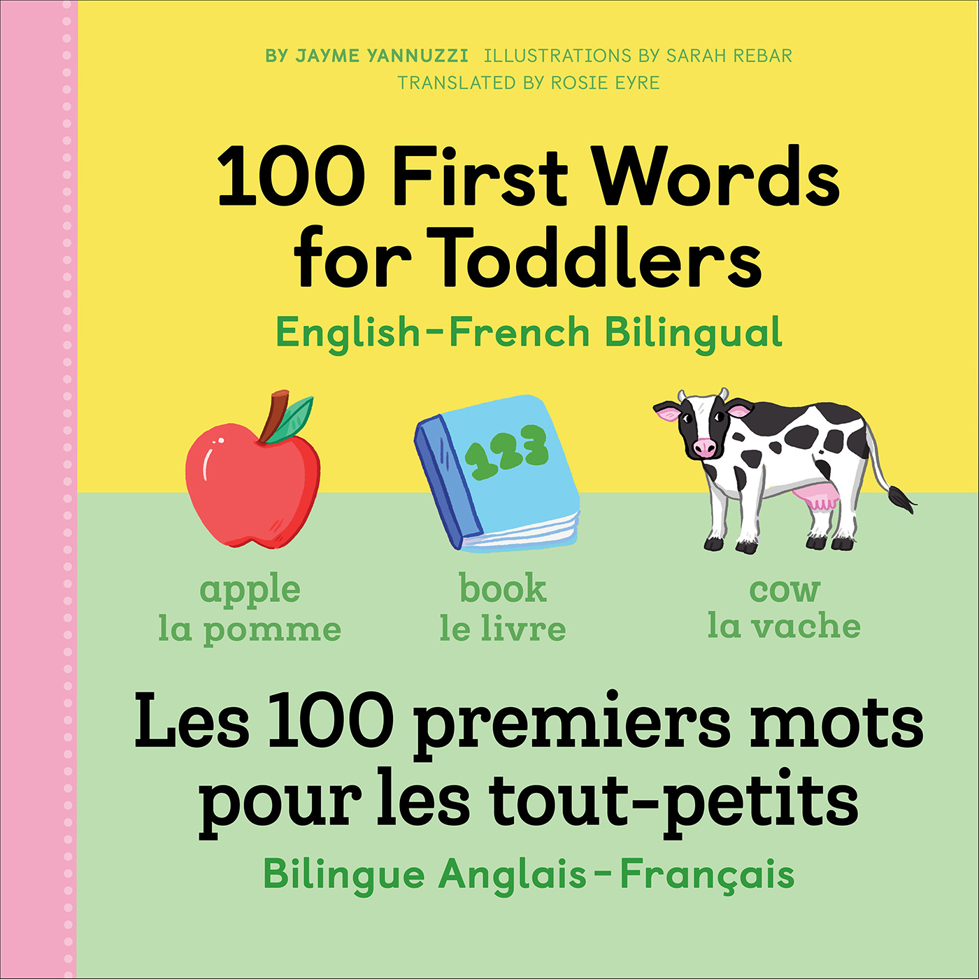 This image is the cover for the book 100 First Words for Toddlers