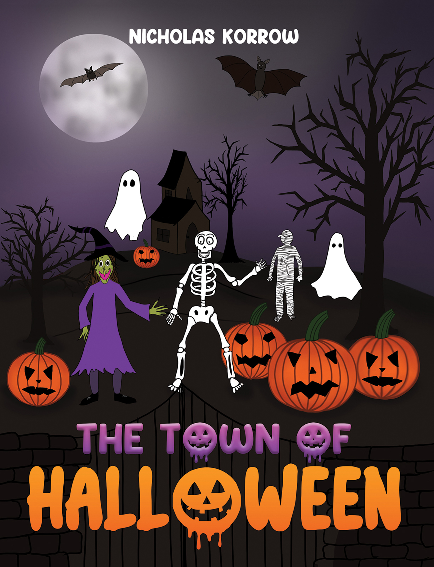 This image is the cover for the book The Town of Halloween
