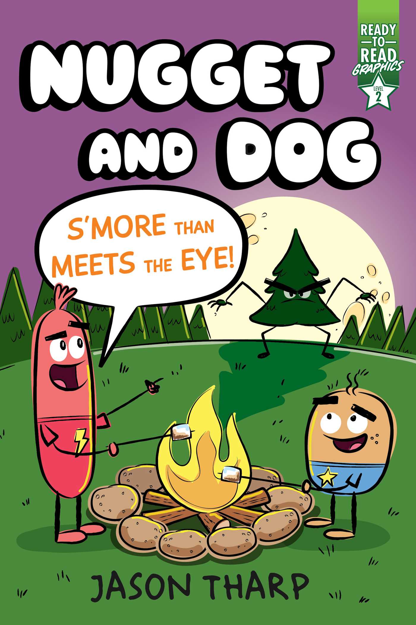 This image is the cover for the book S'more Than Meets the Eye!, Nugget and Dog