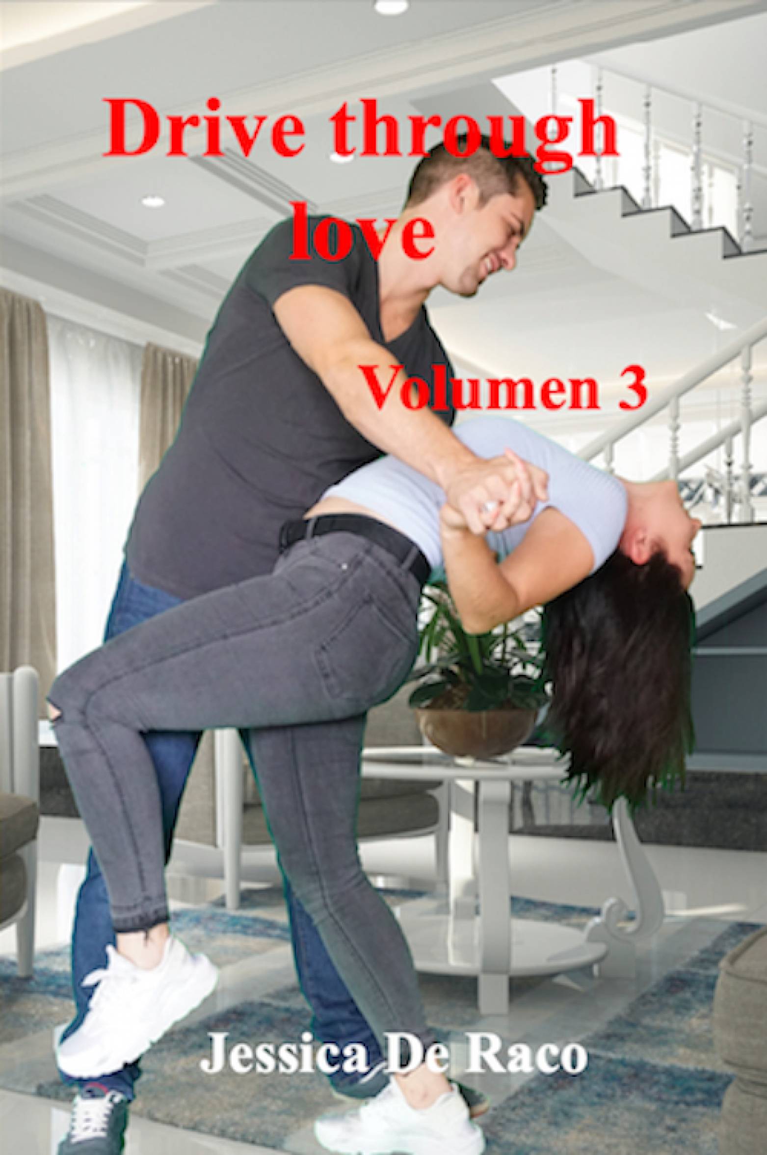 This image is the cover for the book Drive through love, Drive through love en español