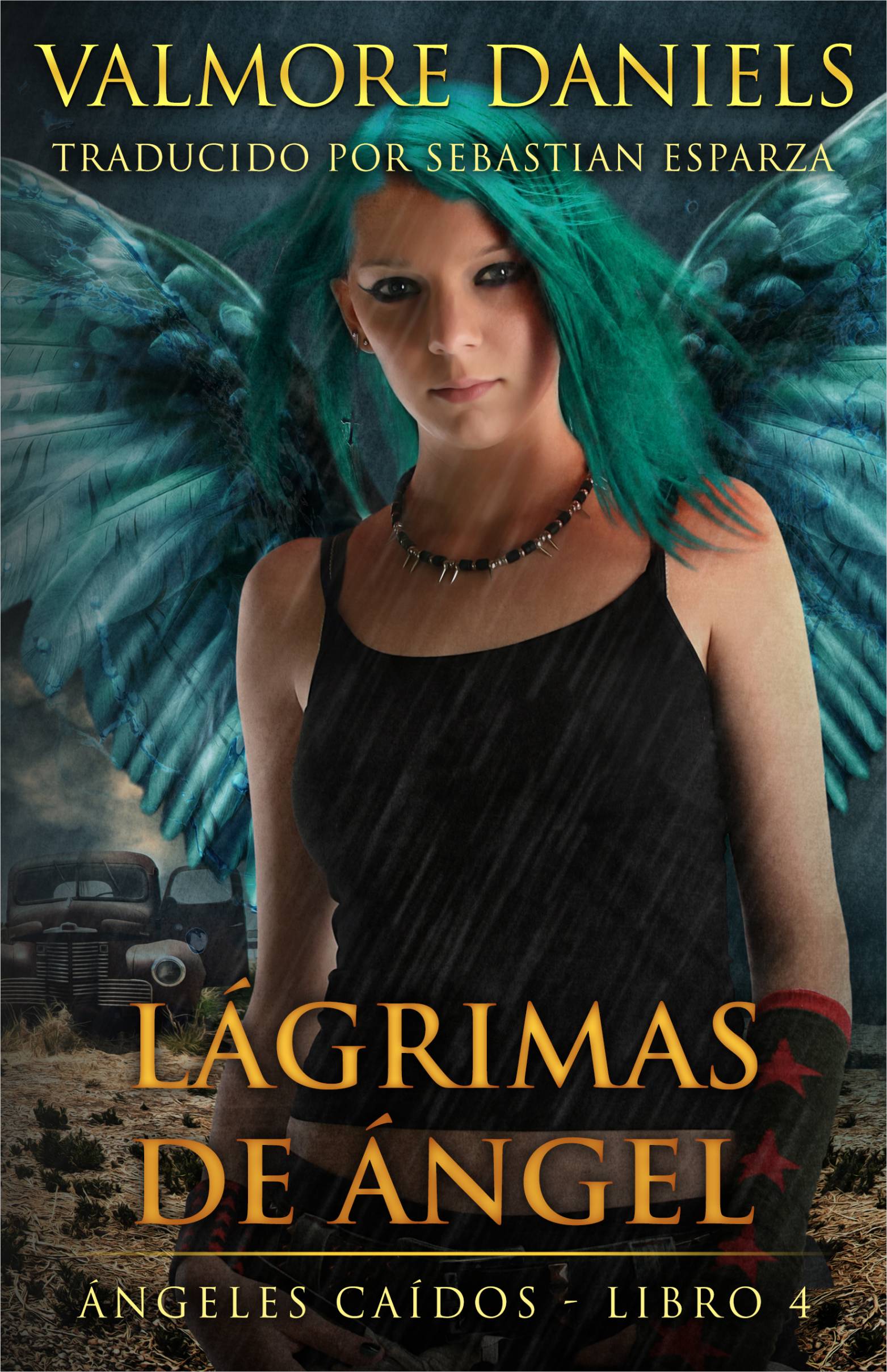 This image is the cover for the book Lágrimas de Ángel