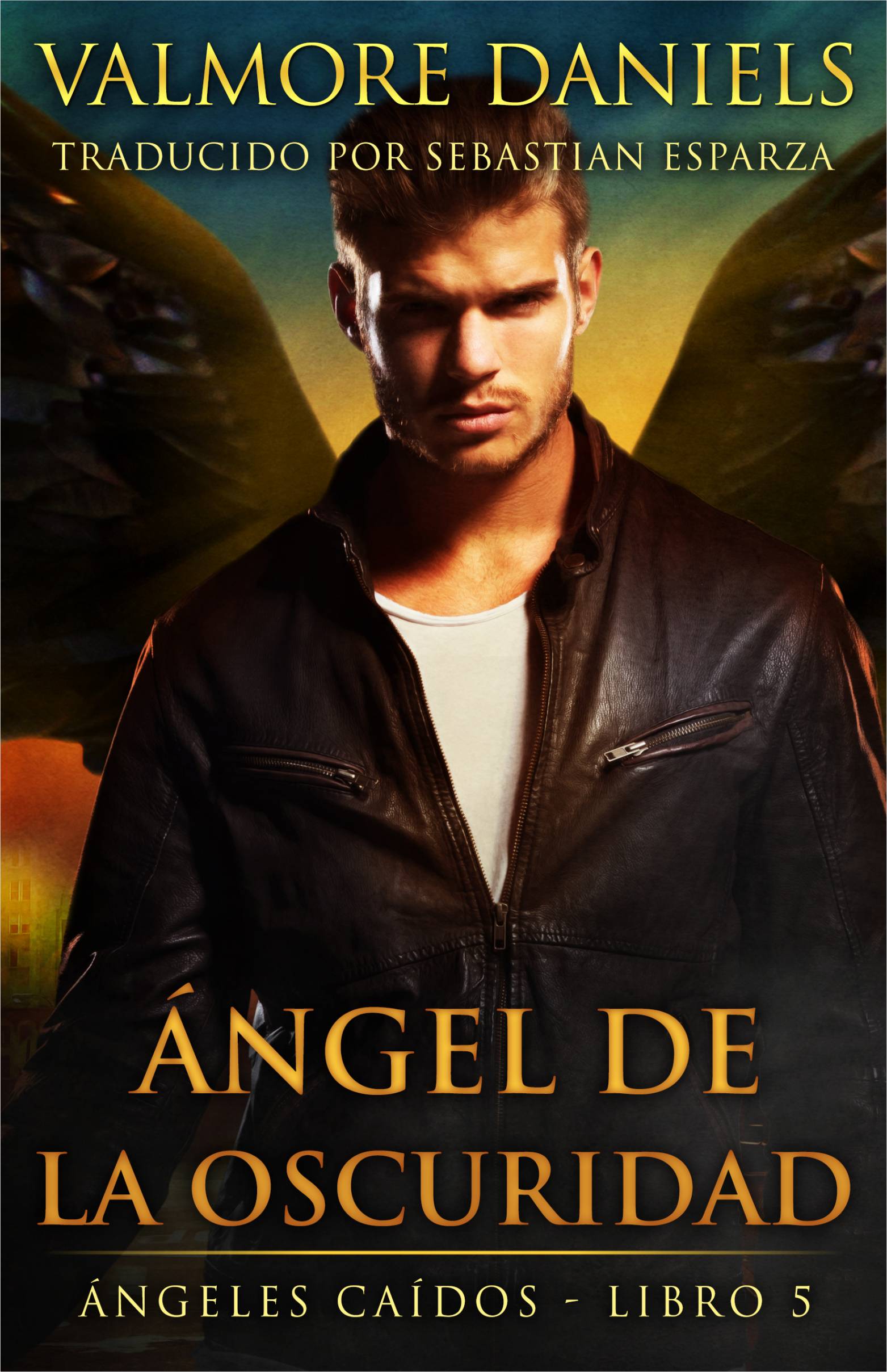 This image is the cover for the book Ángel de la Oscuridad