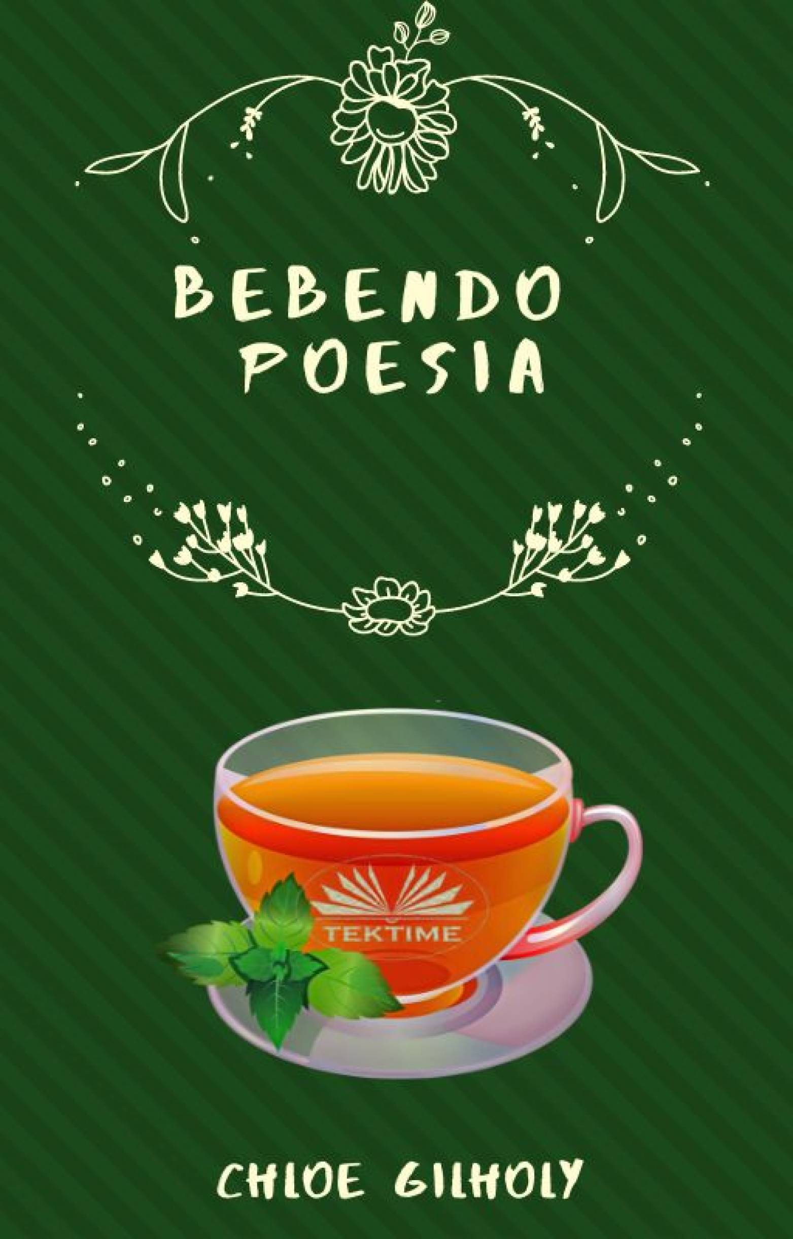 This image is the cover for the book Bebendo poesia