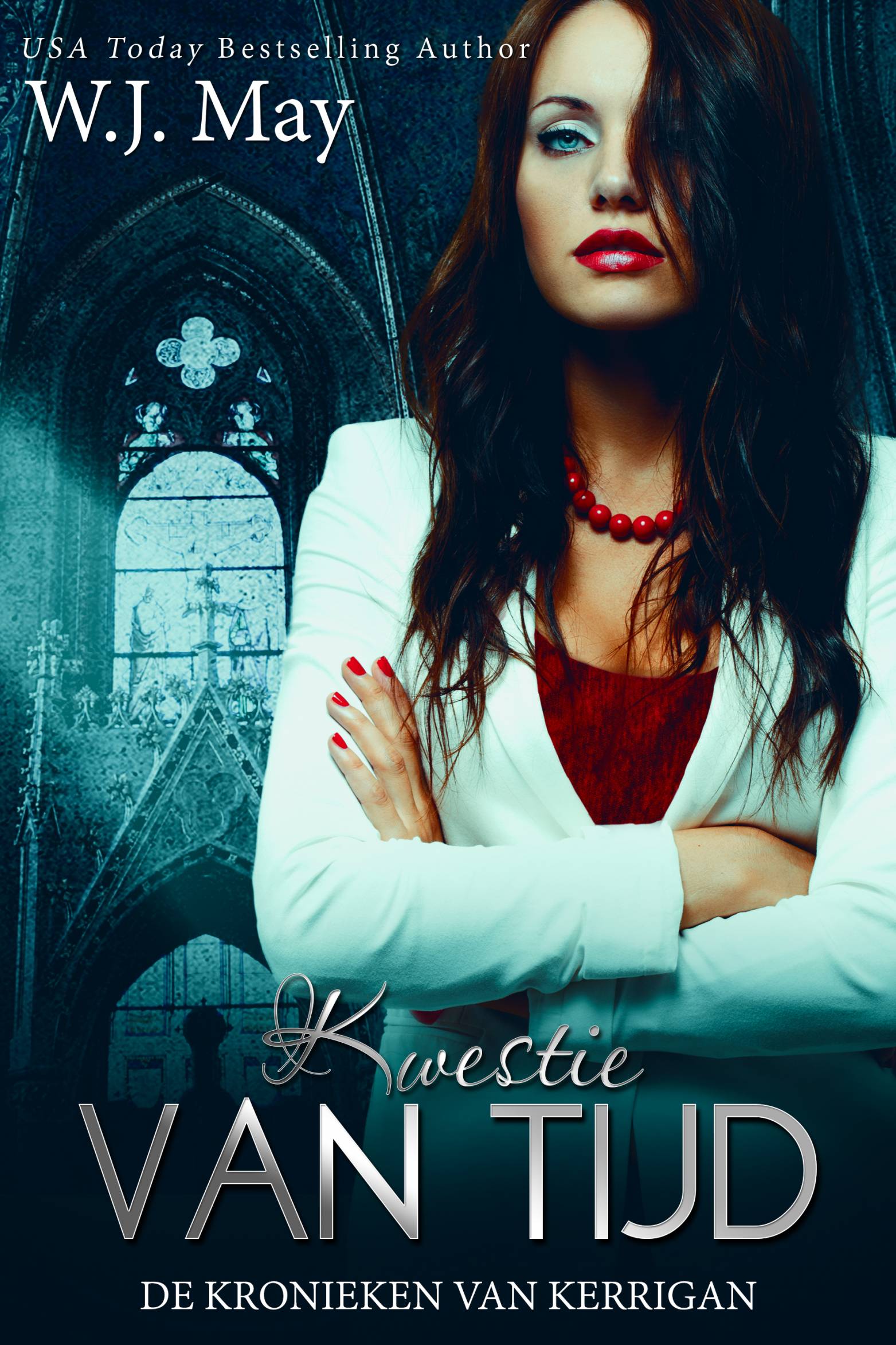 This image is the cover for the book Kwestie van tijd, De Kronieken van Kerrigan