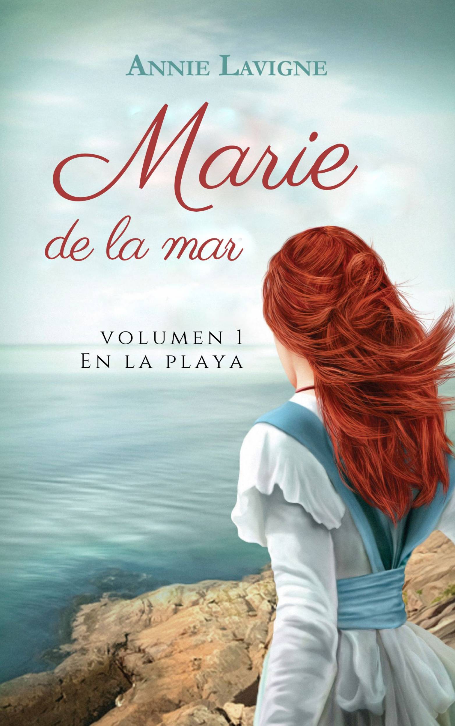 This image is the cover for the book Marie de la mar, volumen 1 : En la playa, Marie de la mar