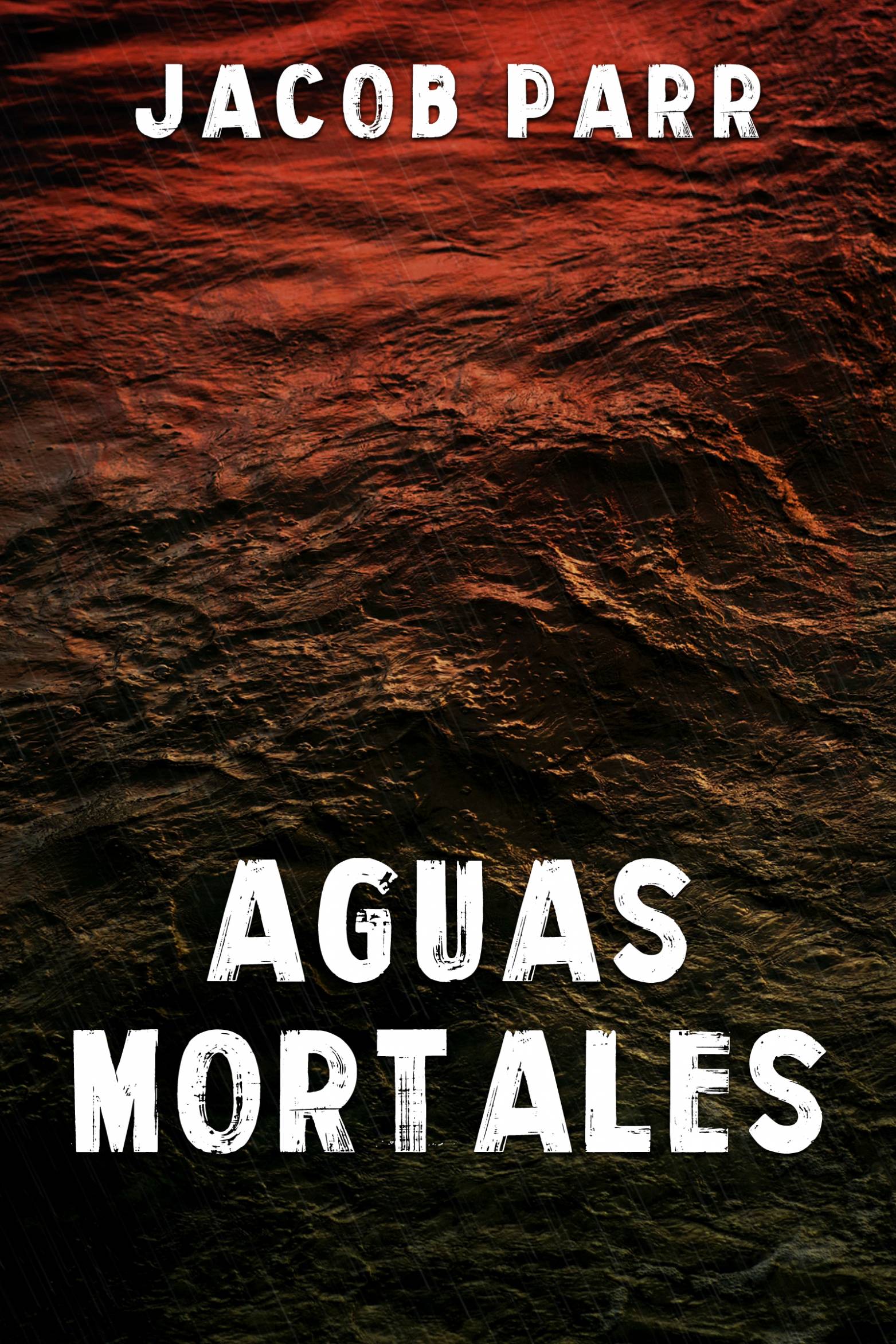 This image is the cover for the book Aguas Mortales