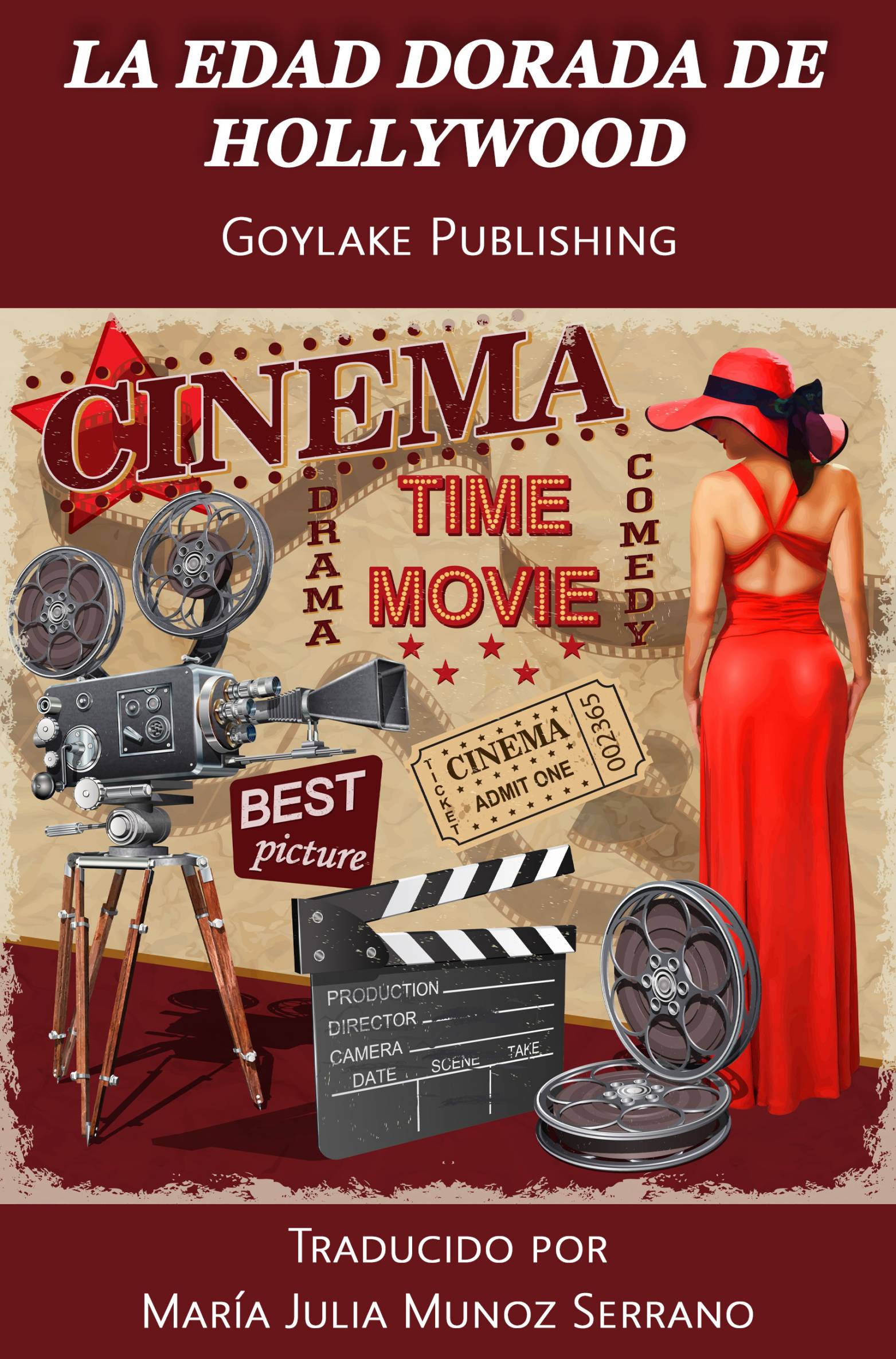 This image is the cover for the book La Edad Dorada de Hollywood, La Edad Dorada de  Hollywood