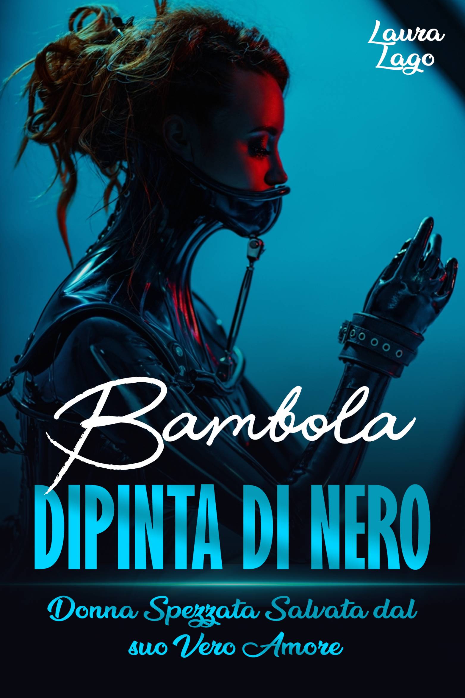 This image is the cover for the book Bambola Dipinta di Nero
