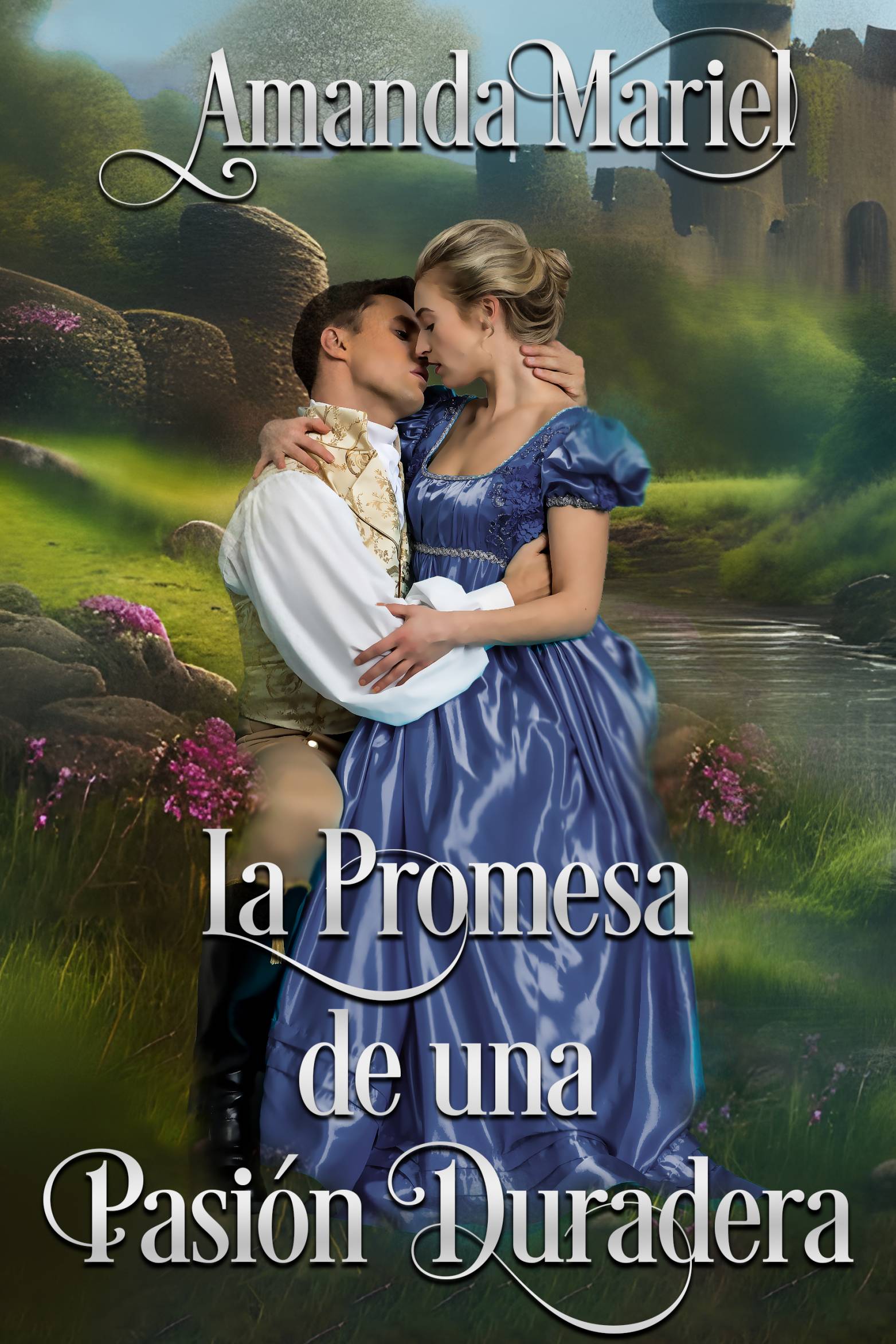 This image is the cover for the book La Promesa de una Pasión Duradera, Un Romance de Castillo