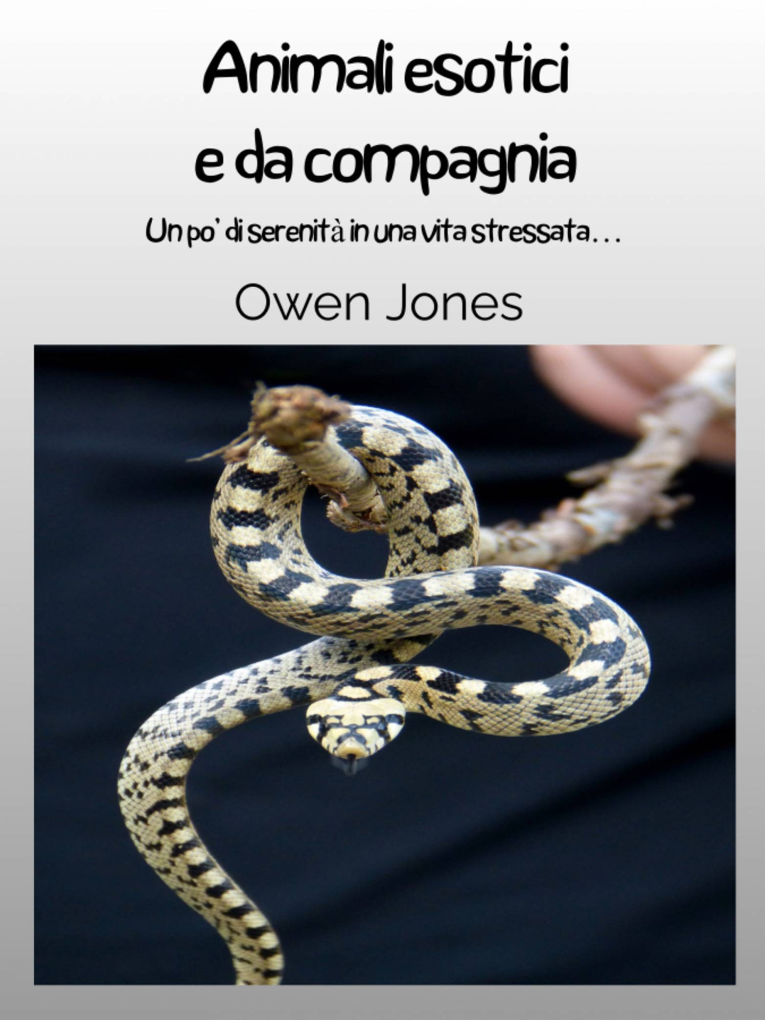 This image is the cover for the book Animali esotici e da compagnia, Come...