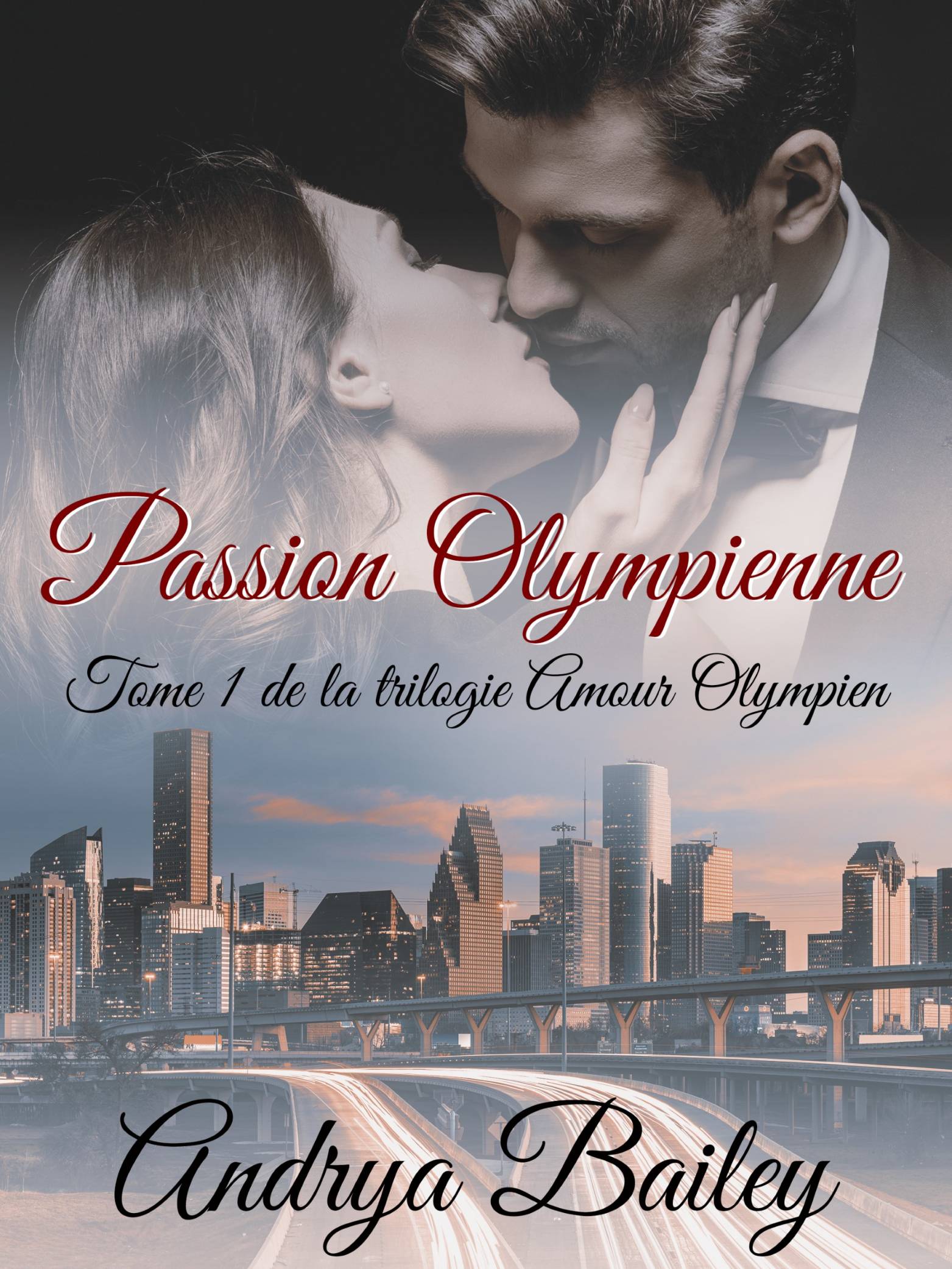 This image is the cover for the book Passion Olympienne, Trilogie Amour Olympien