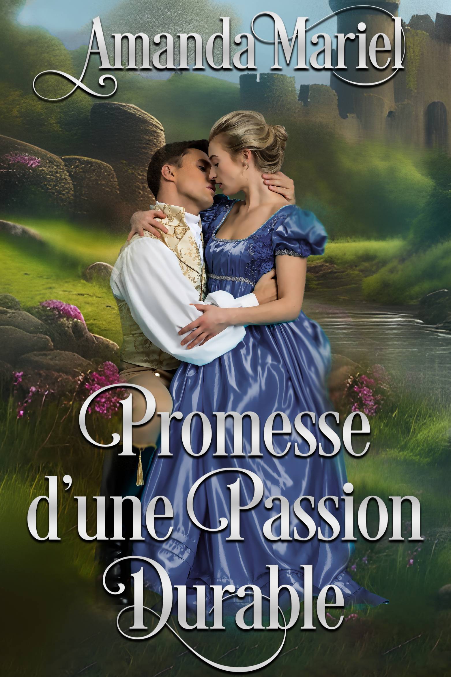 This image is the cover for the book Promesse d'une passion durable, Une romance de chateau