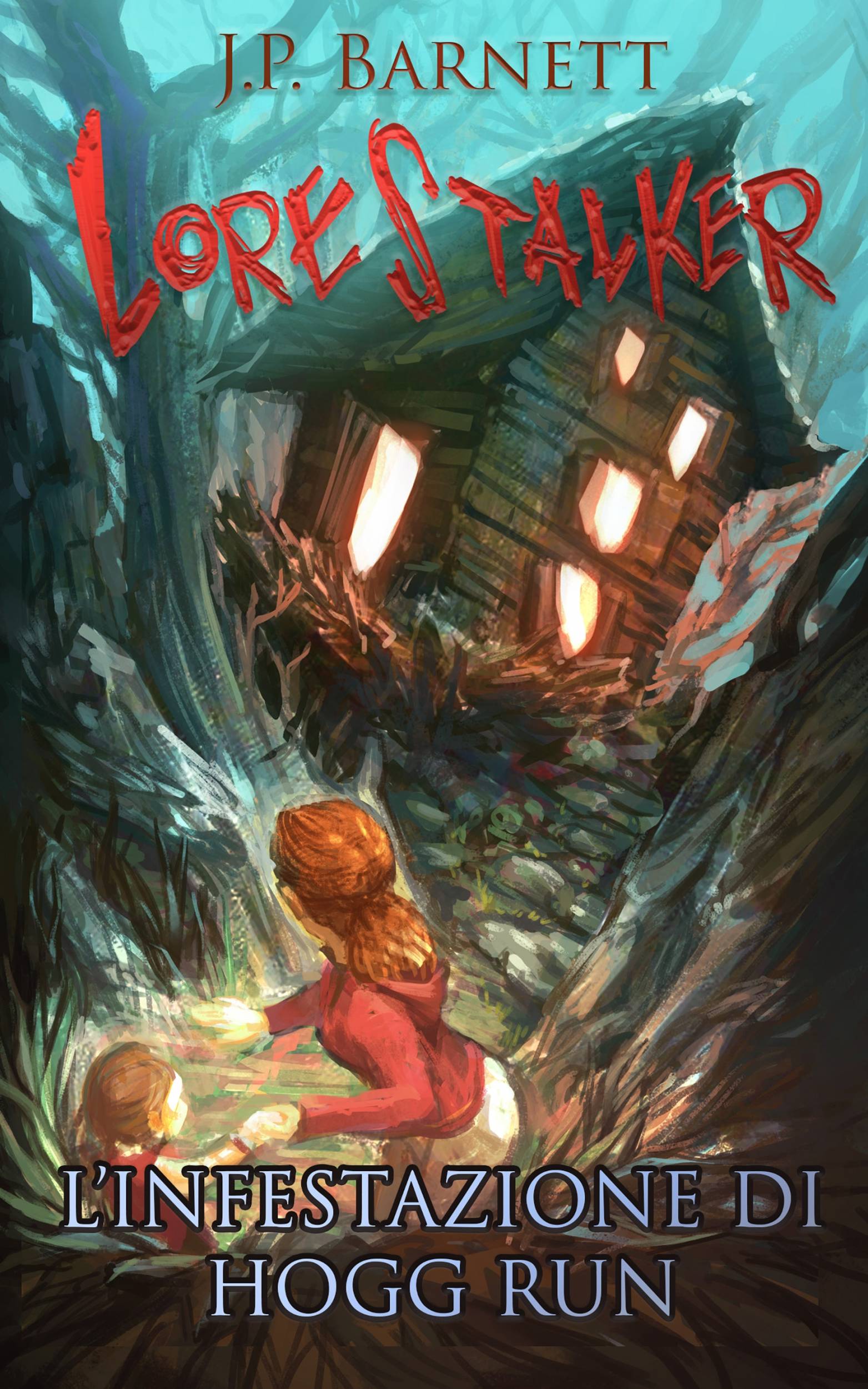 This image is the cover for the book L'infestazione di Hogg Run, Lorestalker (Italiano)