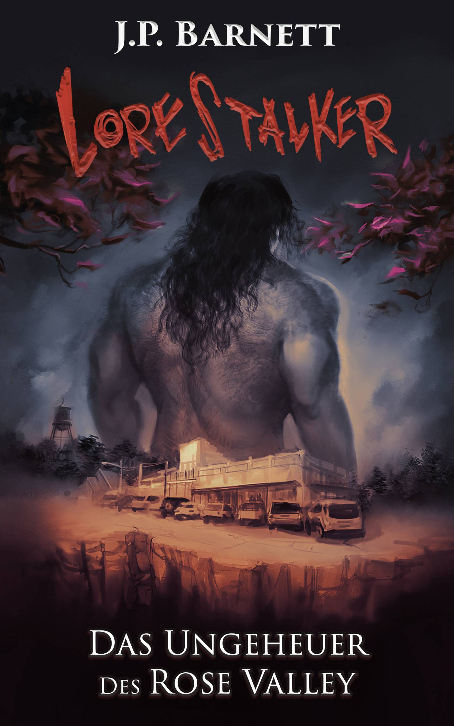 This image is the cover for the book Das Ungeheuer des Rose Valley, Lorestalker DE