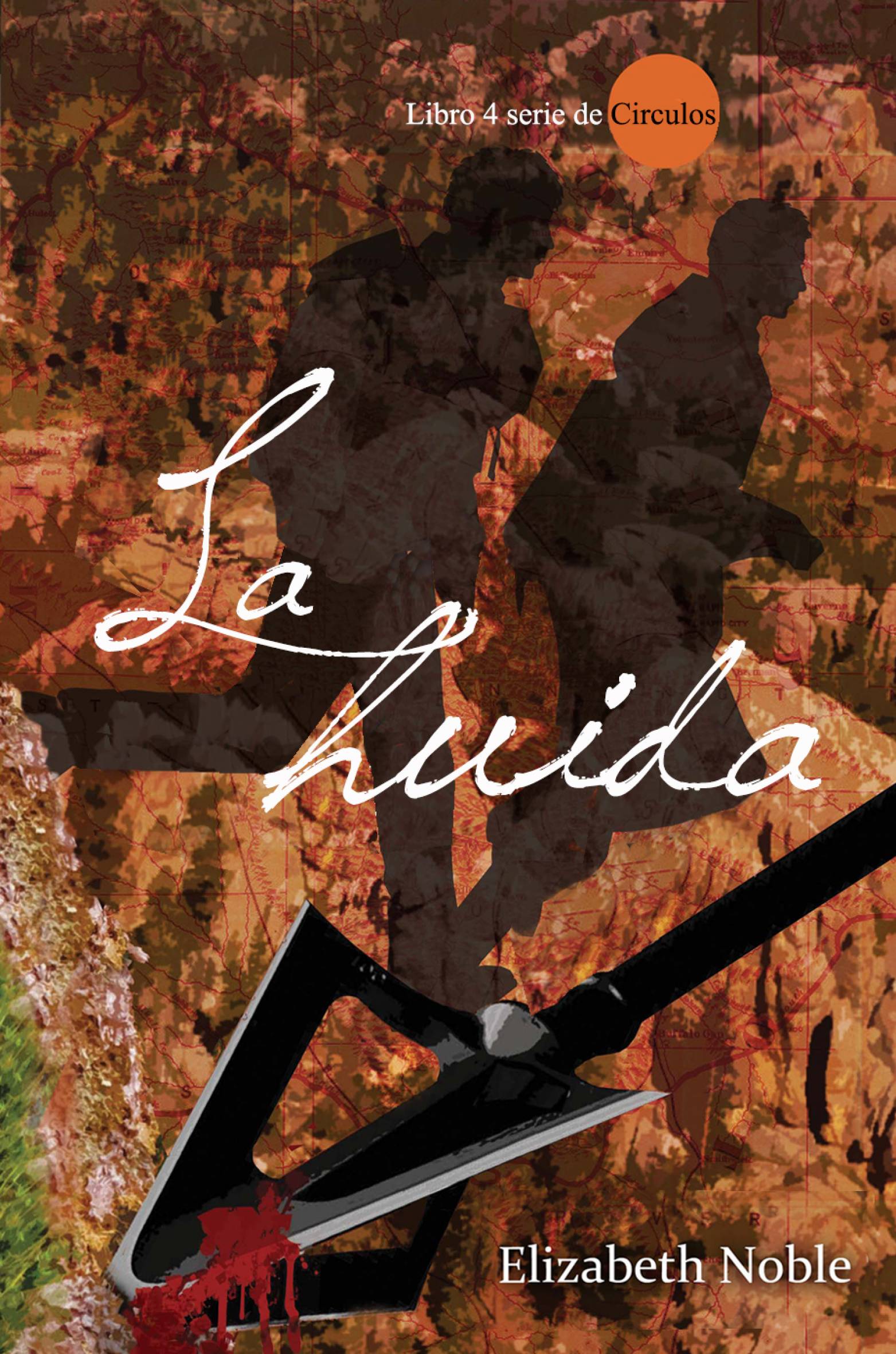 This image is the cover for the book La huida, Circulos